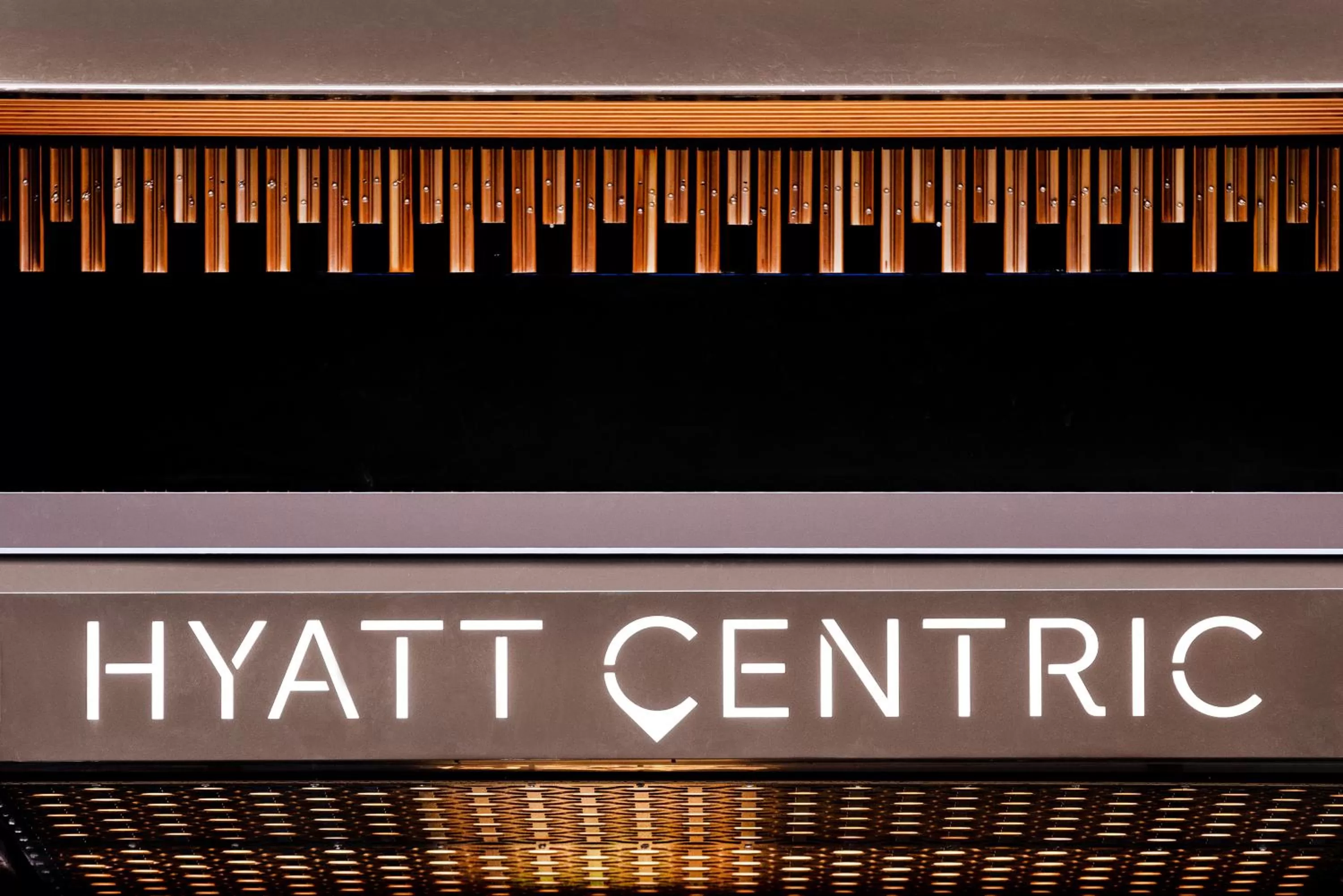 Property logo or sign in Hyatt Centric Downtown Denver