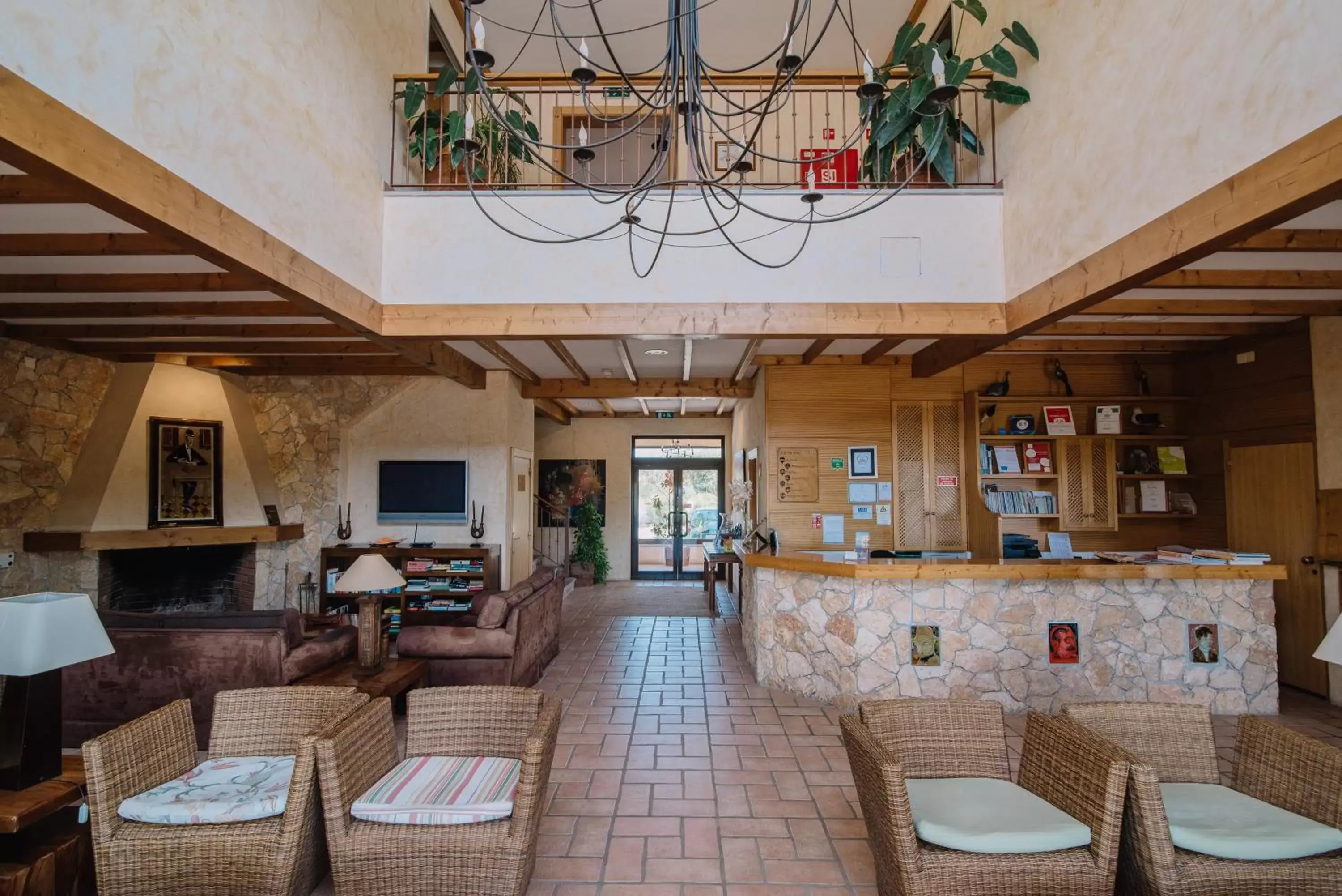 Lobby or reception in Quinta dos Poetas Nature Hotel & Apartments Lobby or reception in Quinta dos Poetas Nature Hotel & Apartments
