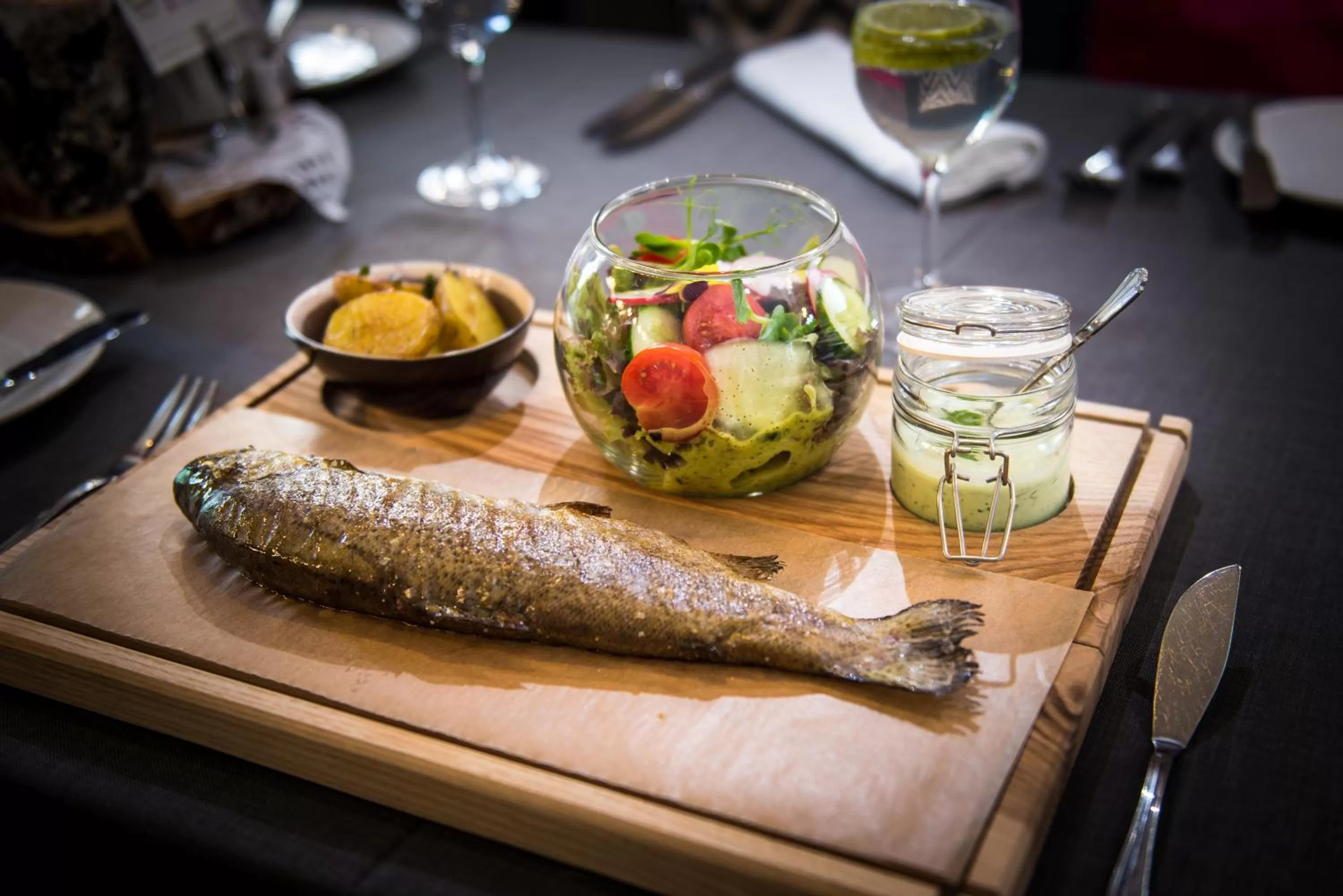 Food close-up in Hotel Sigulda