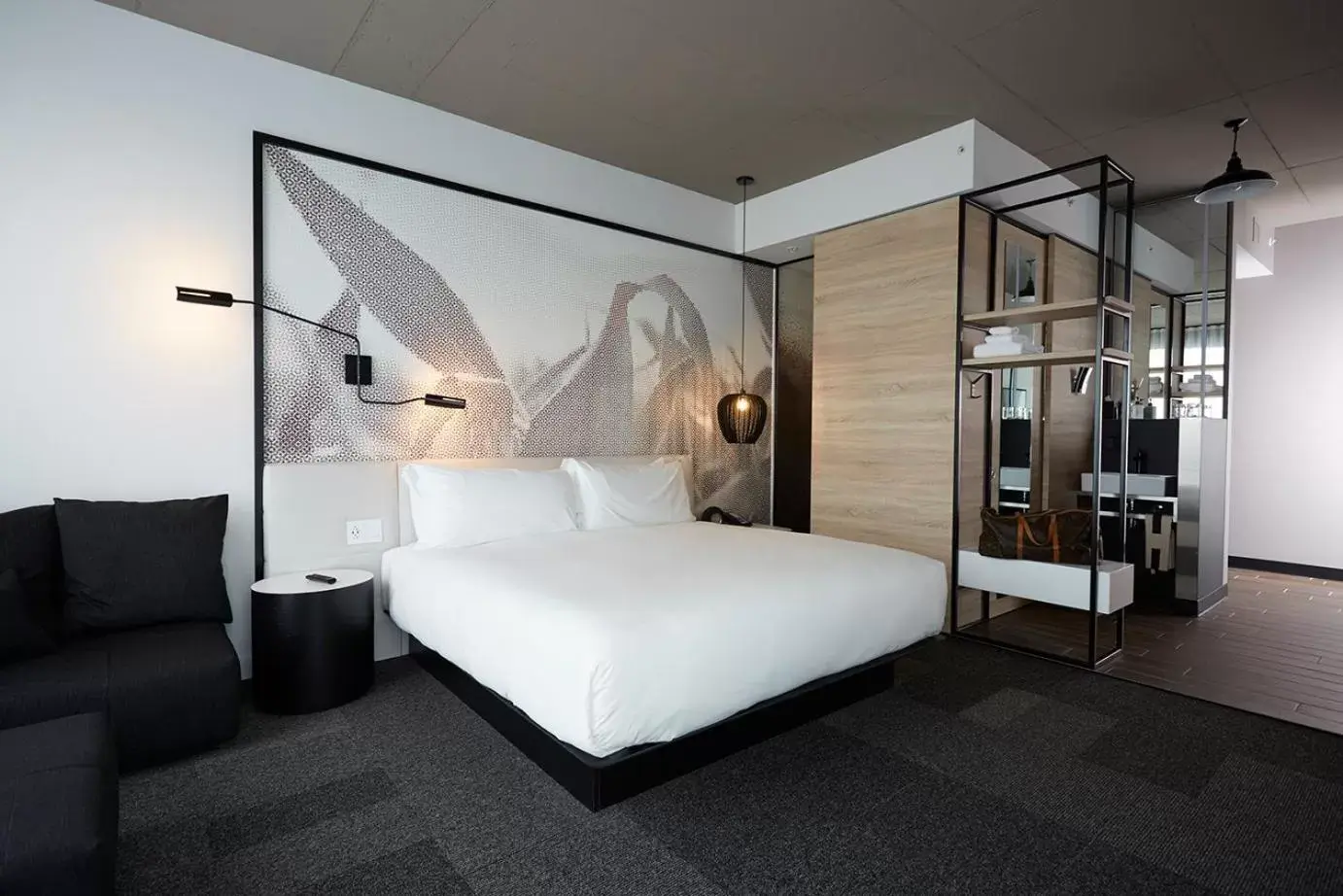 Bedroom in Hôtel Escad Quartier DIX30