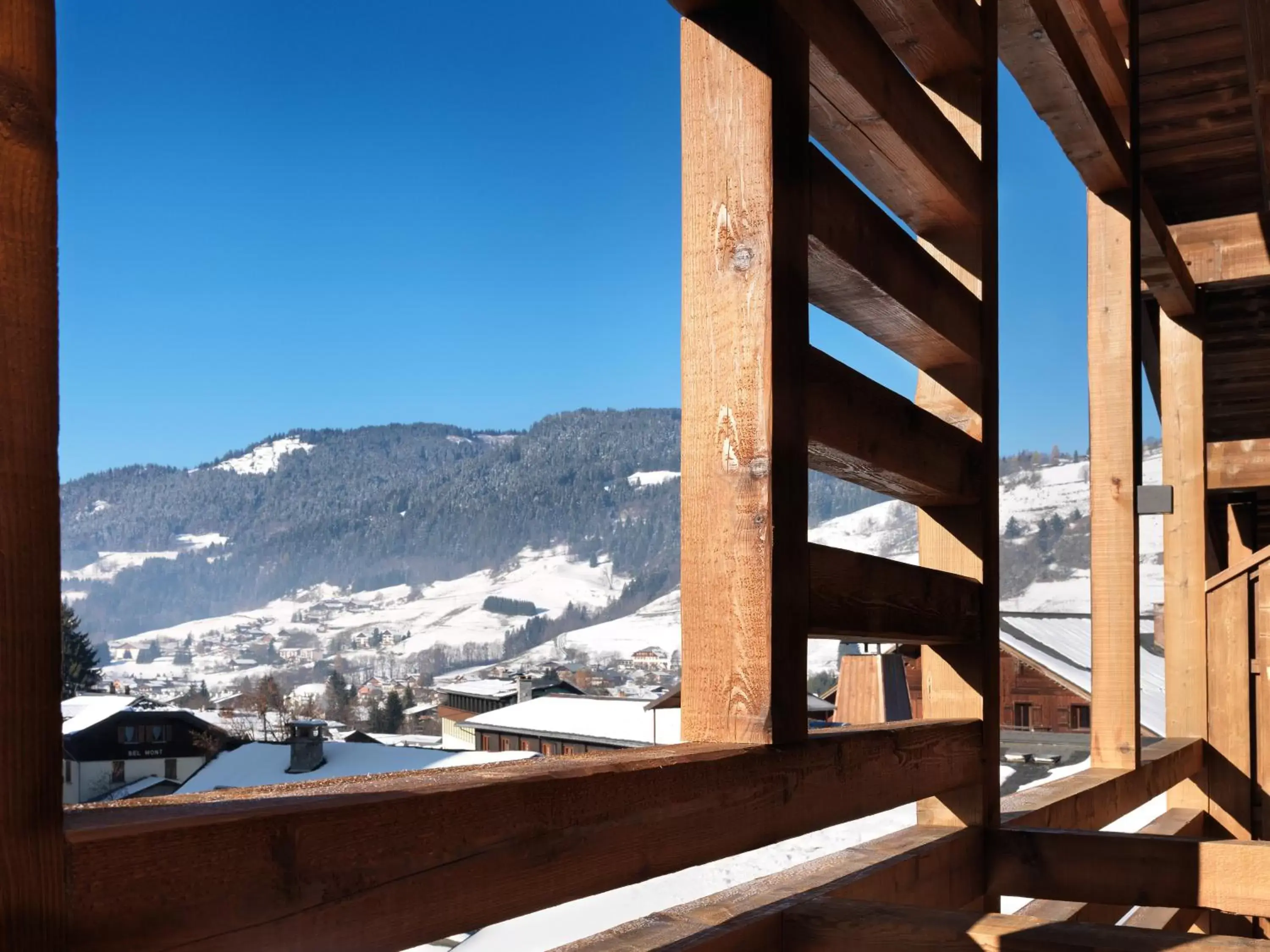 Balcony/Terrace, Winter in M de Megève