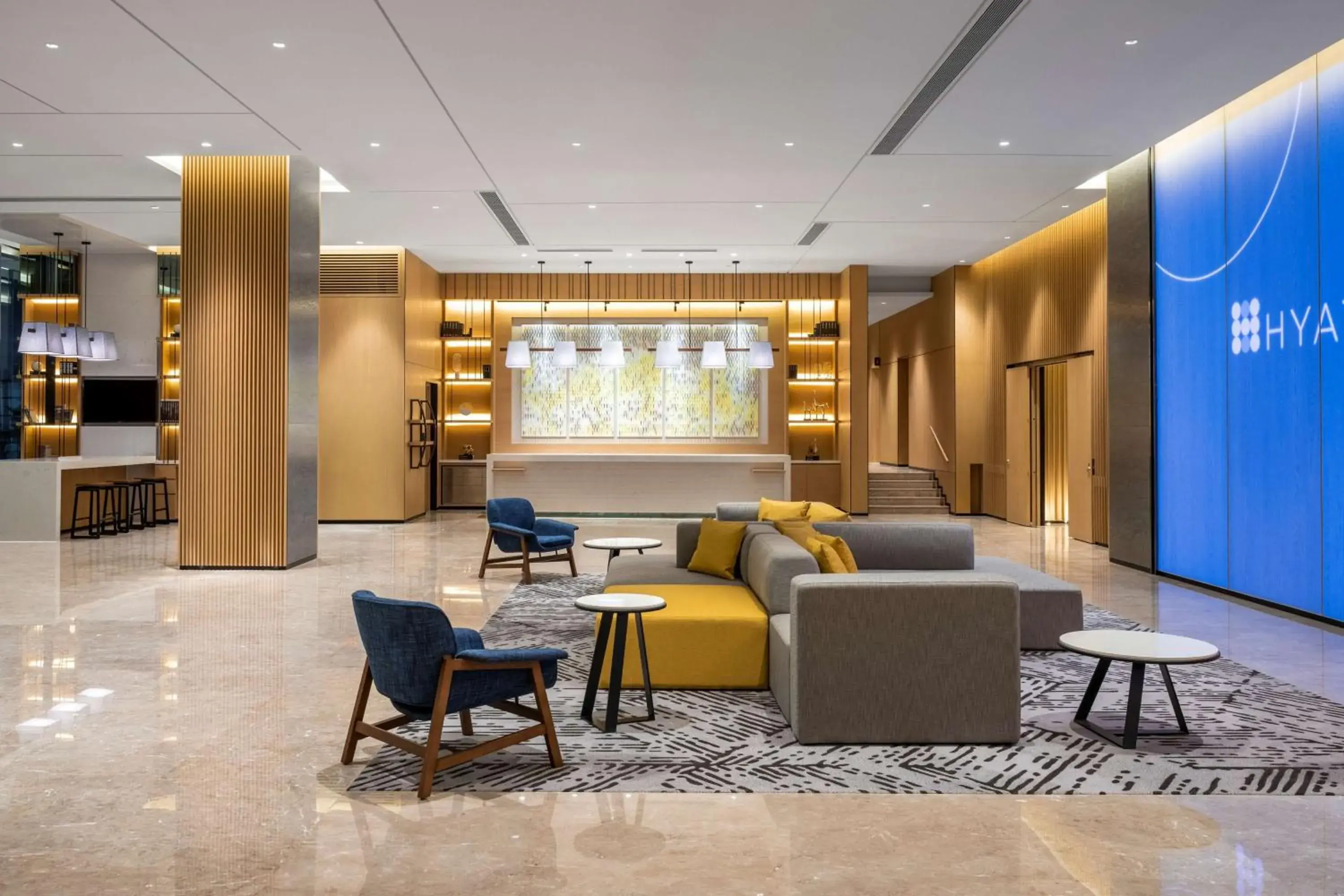 Lobby or reception in Hyatt Place New Taipei City Xinzhuang