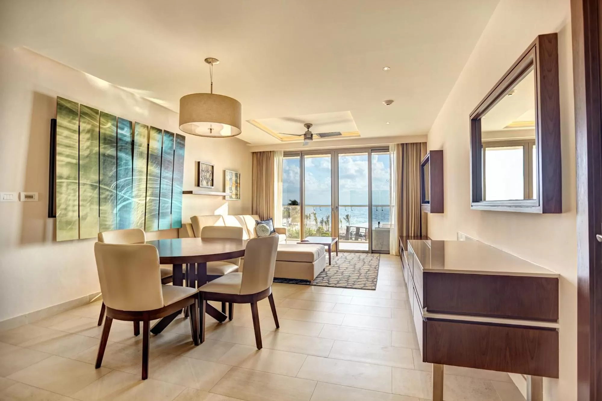 Luxury Presidential One Bedroom Suite Ocean View Diamond Club in Royalton Riviera Cancun, An Autograph Collection All-Inclusive Resort & Casino