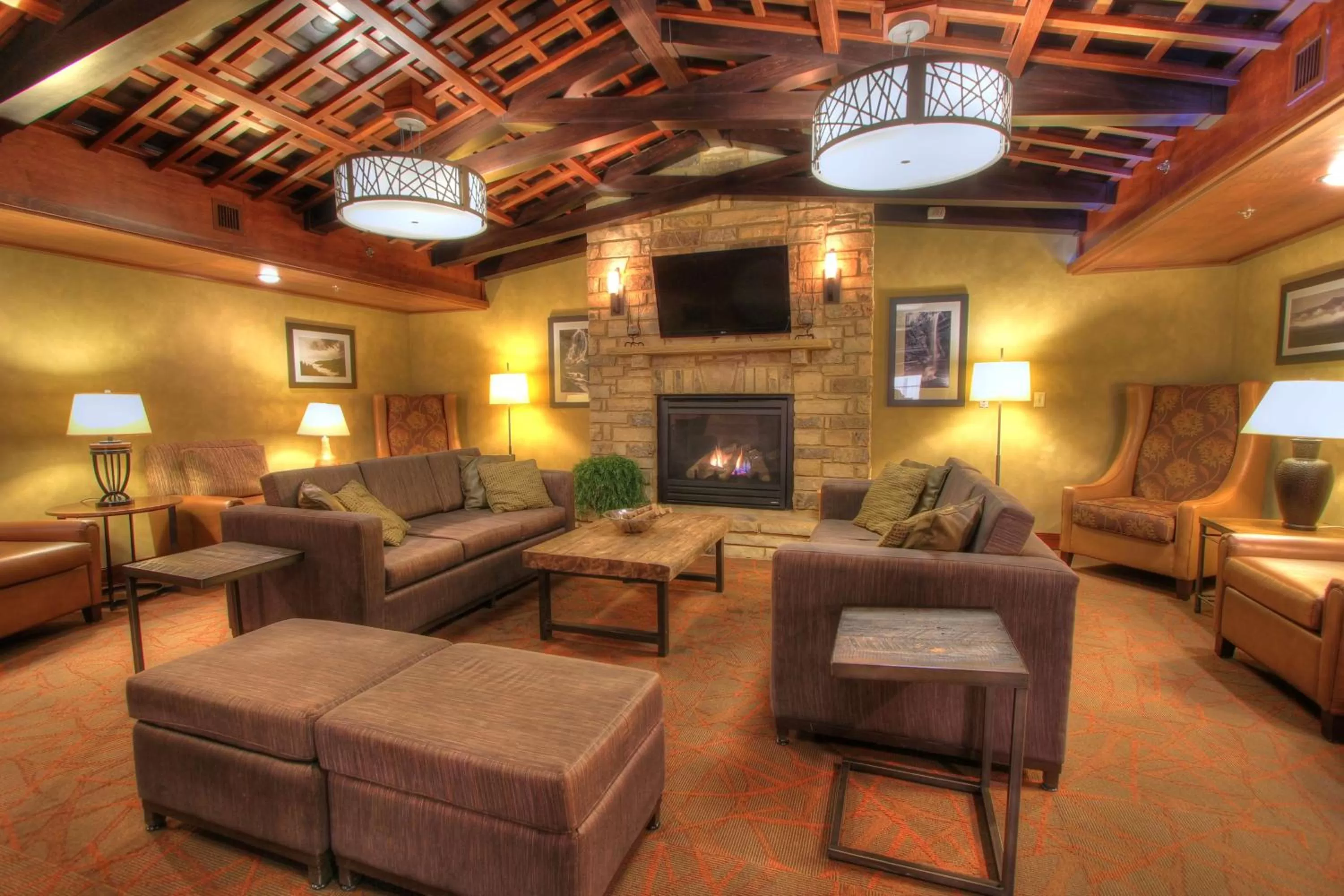 Lobby or reception in Hampton Inn Pigeon Forge