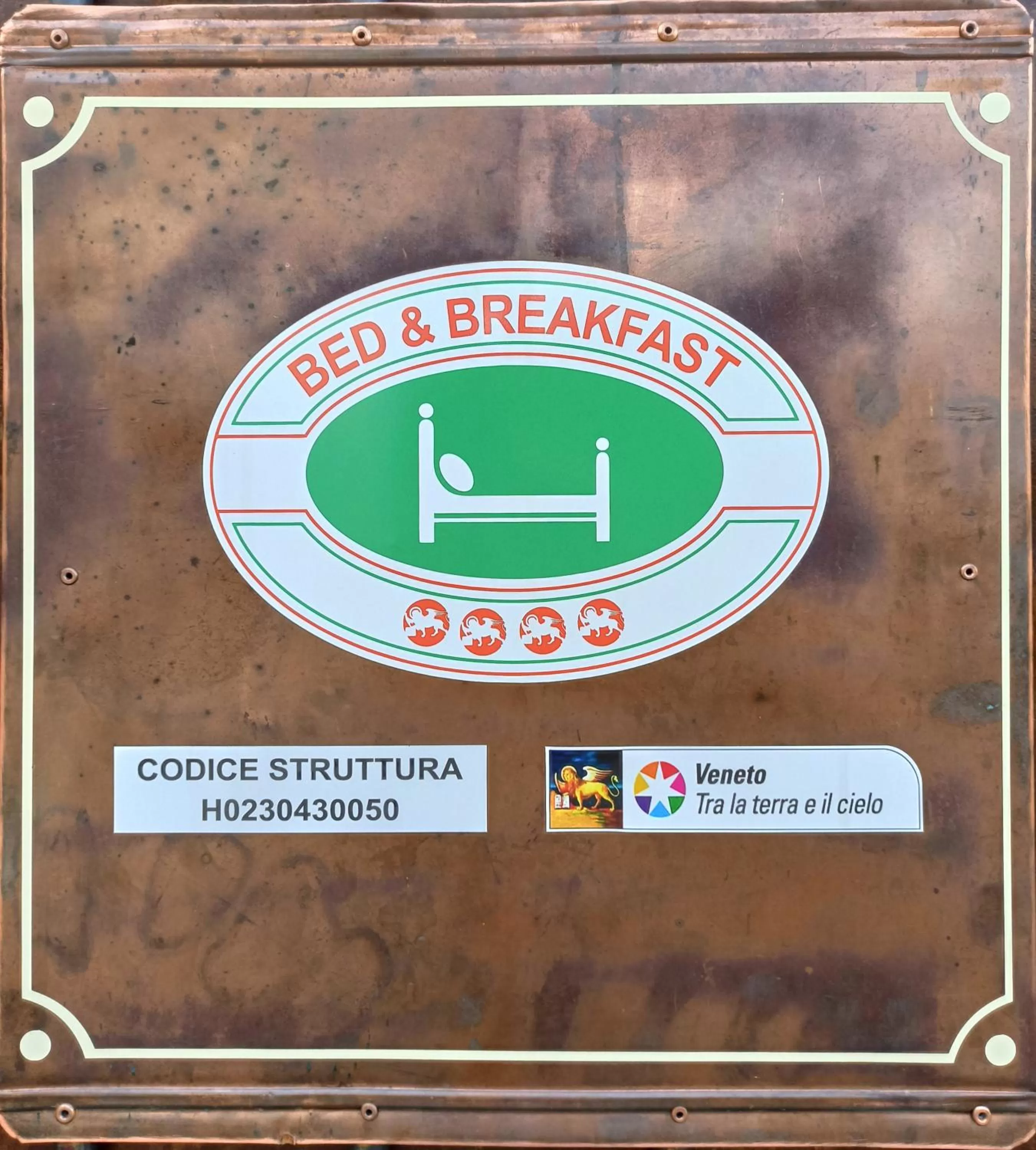 Logo/Certificate/Sign in Le Zampolle B & B