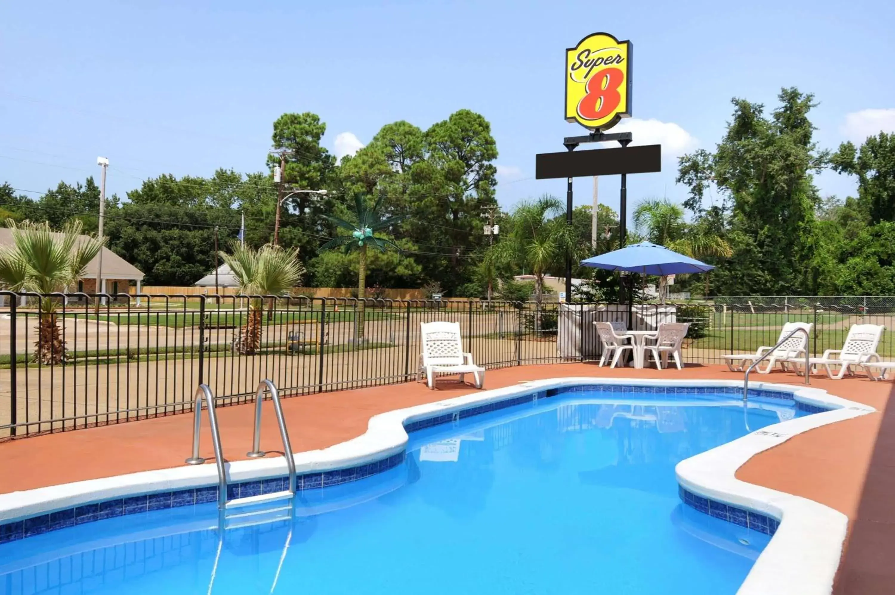 Pool view, Swimming Pool in Super 8 by Wyndham Shreveport