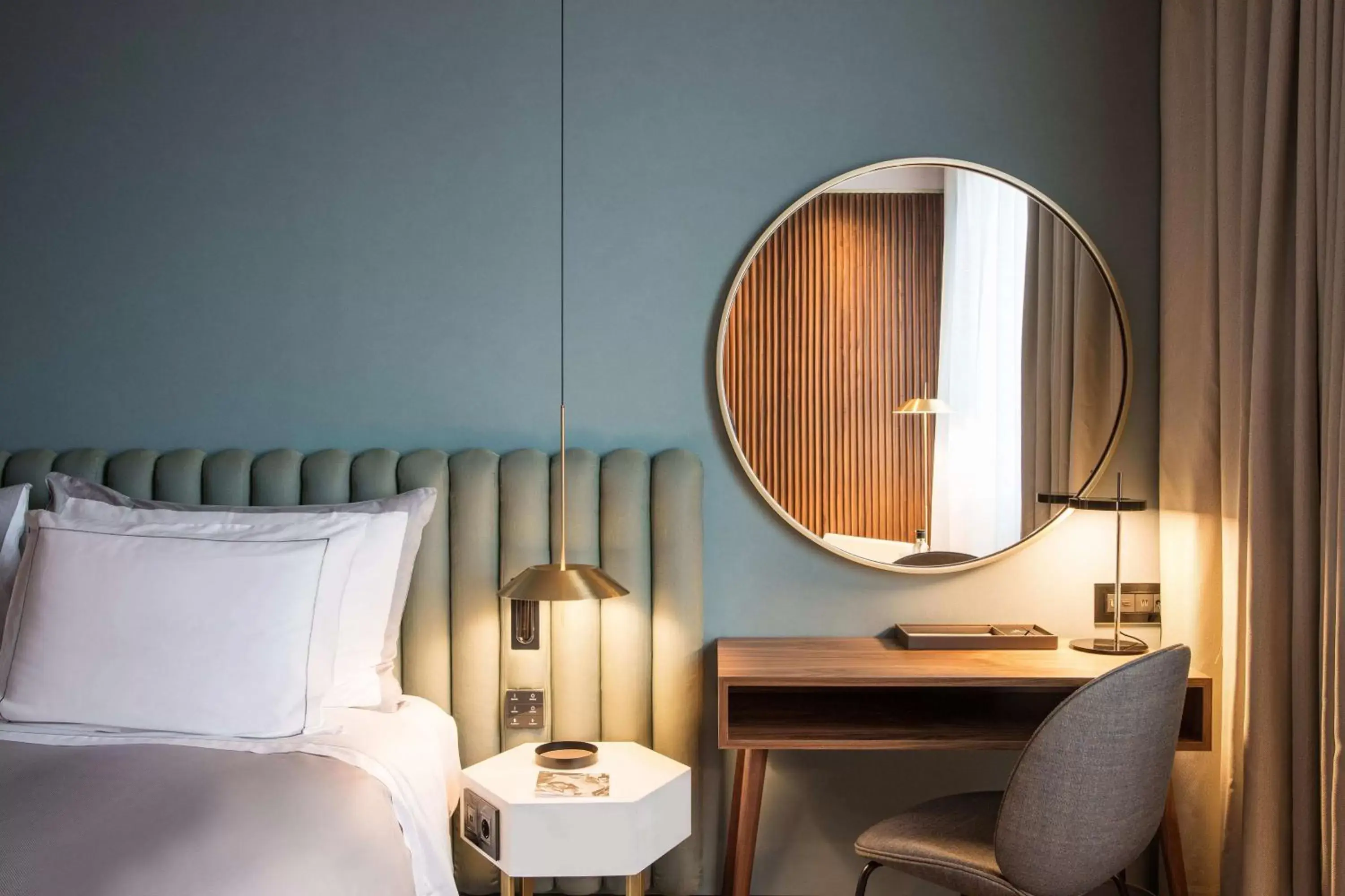 Bedroom, Seating Area in Hotel SOFIA Barcelona, in The Unbound Collection by Hyatt