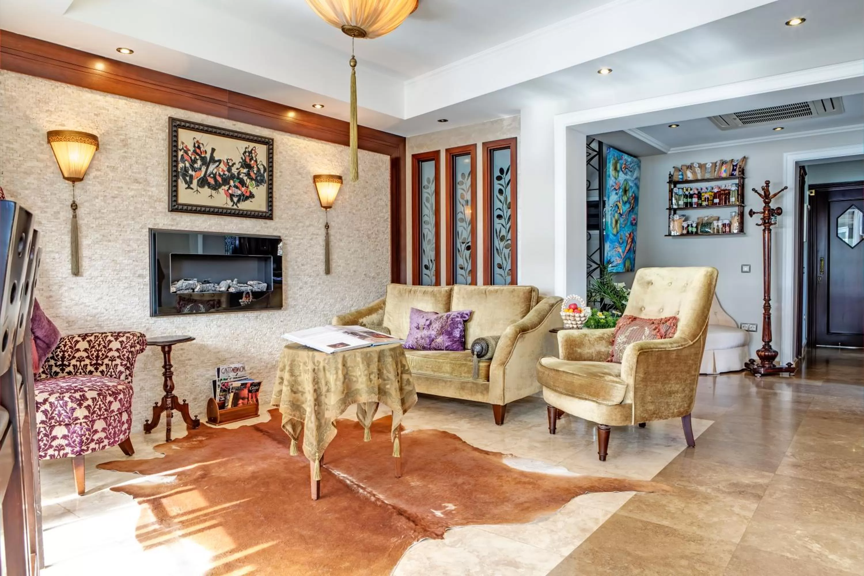 Living room in Bulbul Yuvası Boutique Hotel