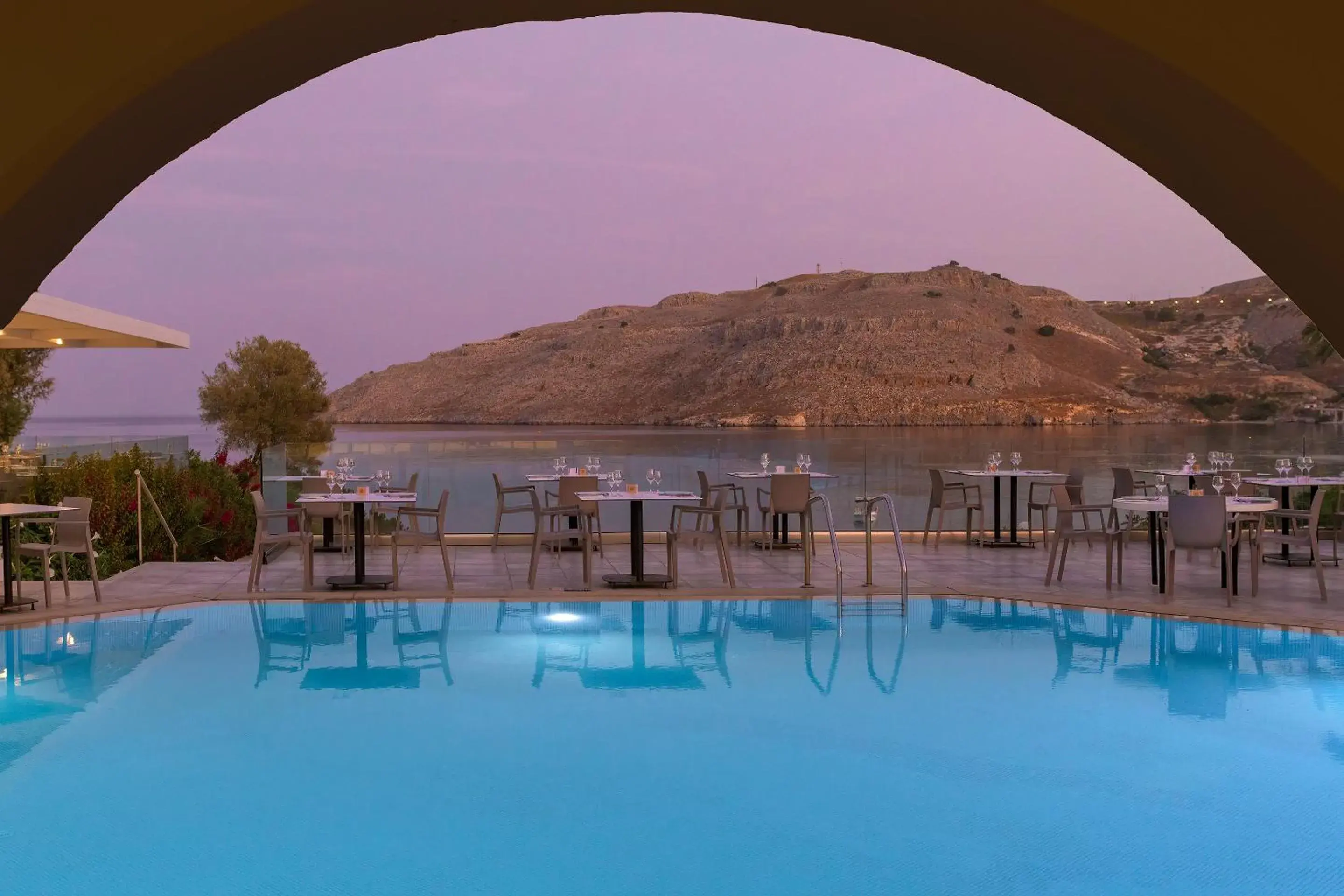 Restaurant/places to eat, Swimming Pool in Lindos Royal Resort