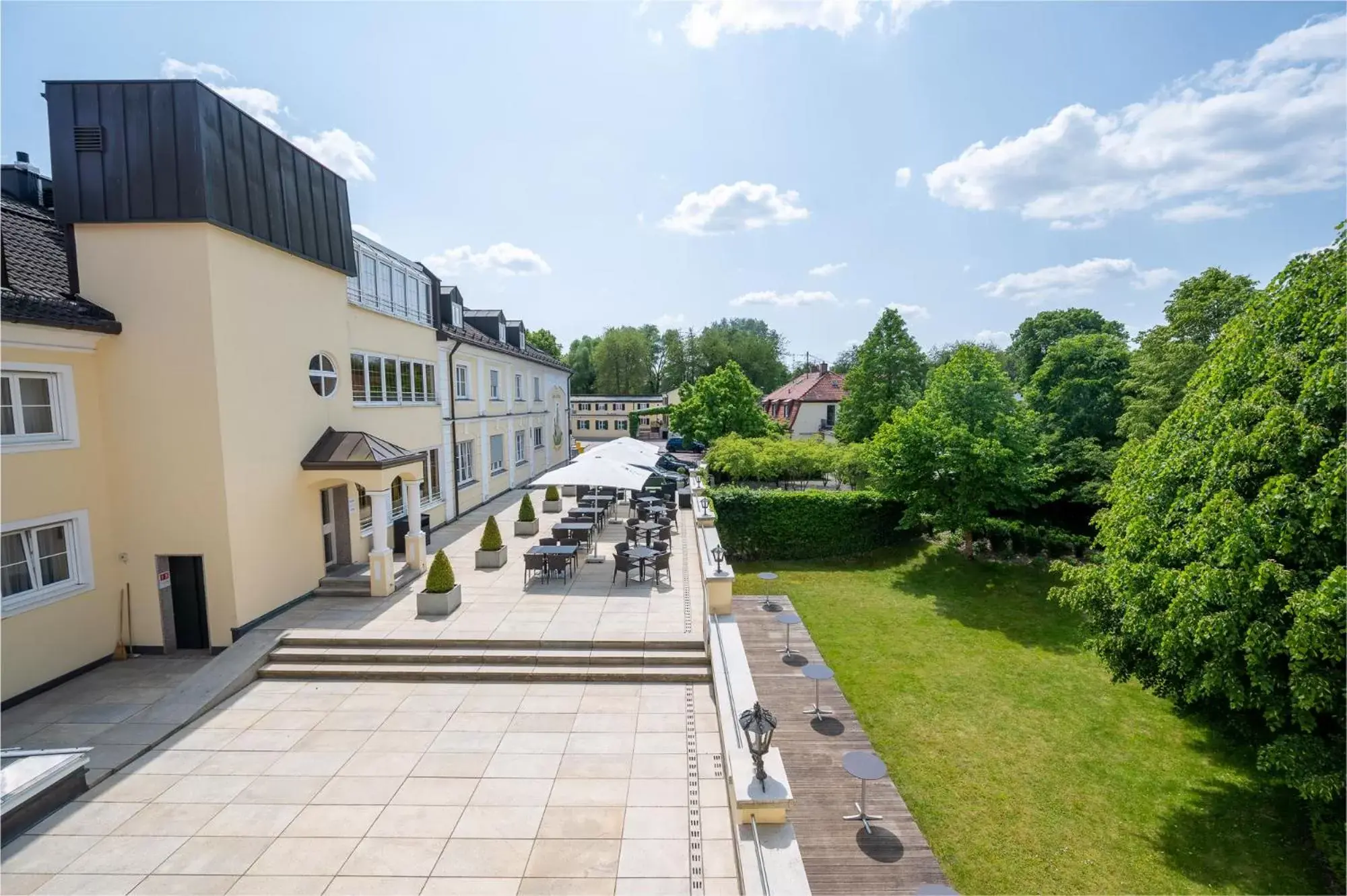 View (from property/room), Property Building in Hotel am Schlosspark Zum Kurfürst