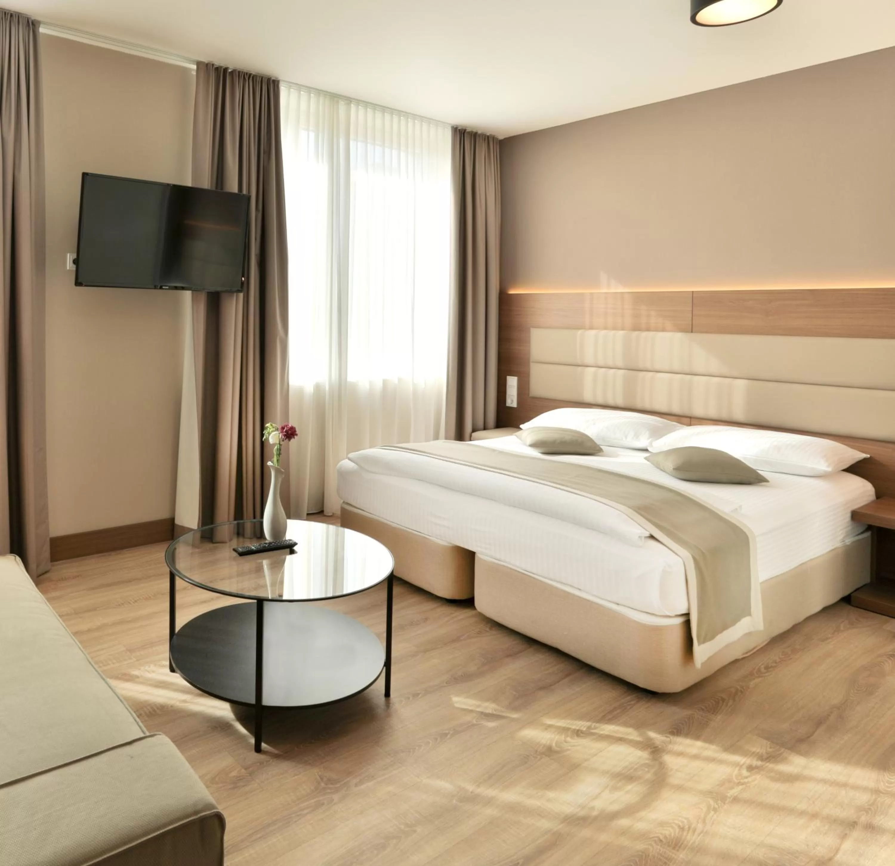 Bed in Ocak Aparthotel