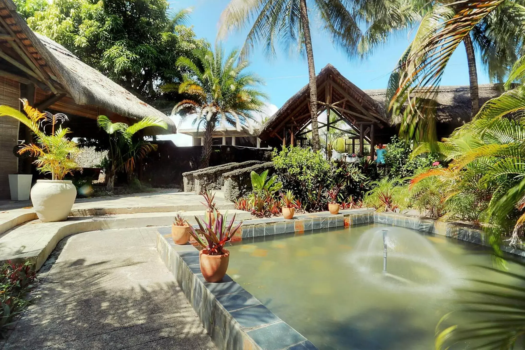 Facade/entrance, Garden in Cocotiers Hotel – Mauritius