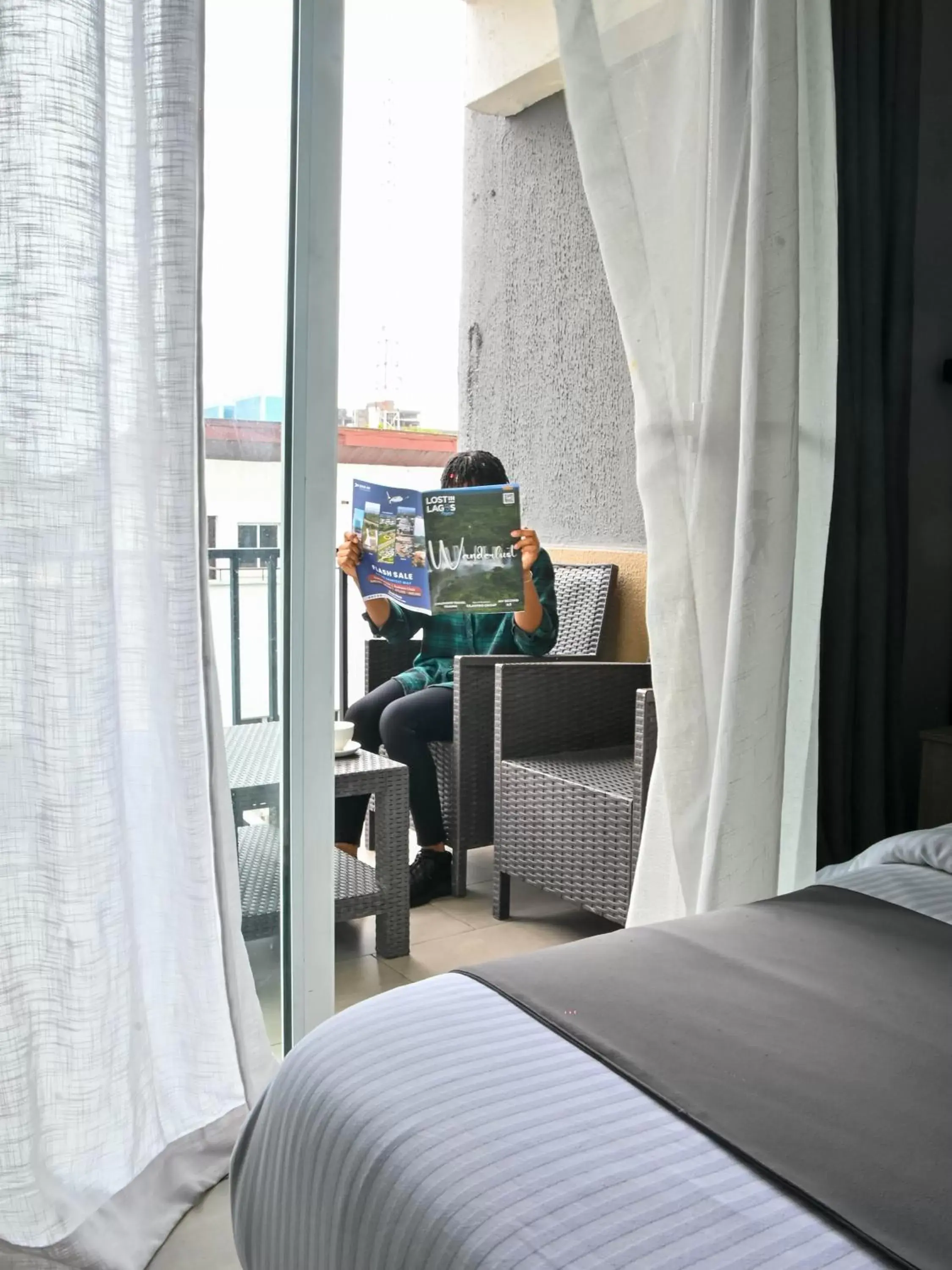Balcony/Terrace in The Blowfish Hotel