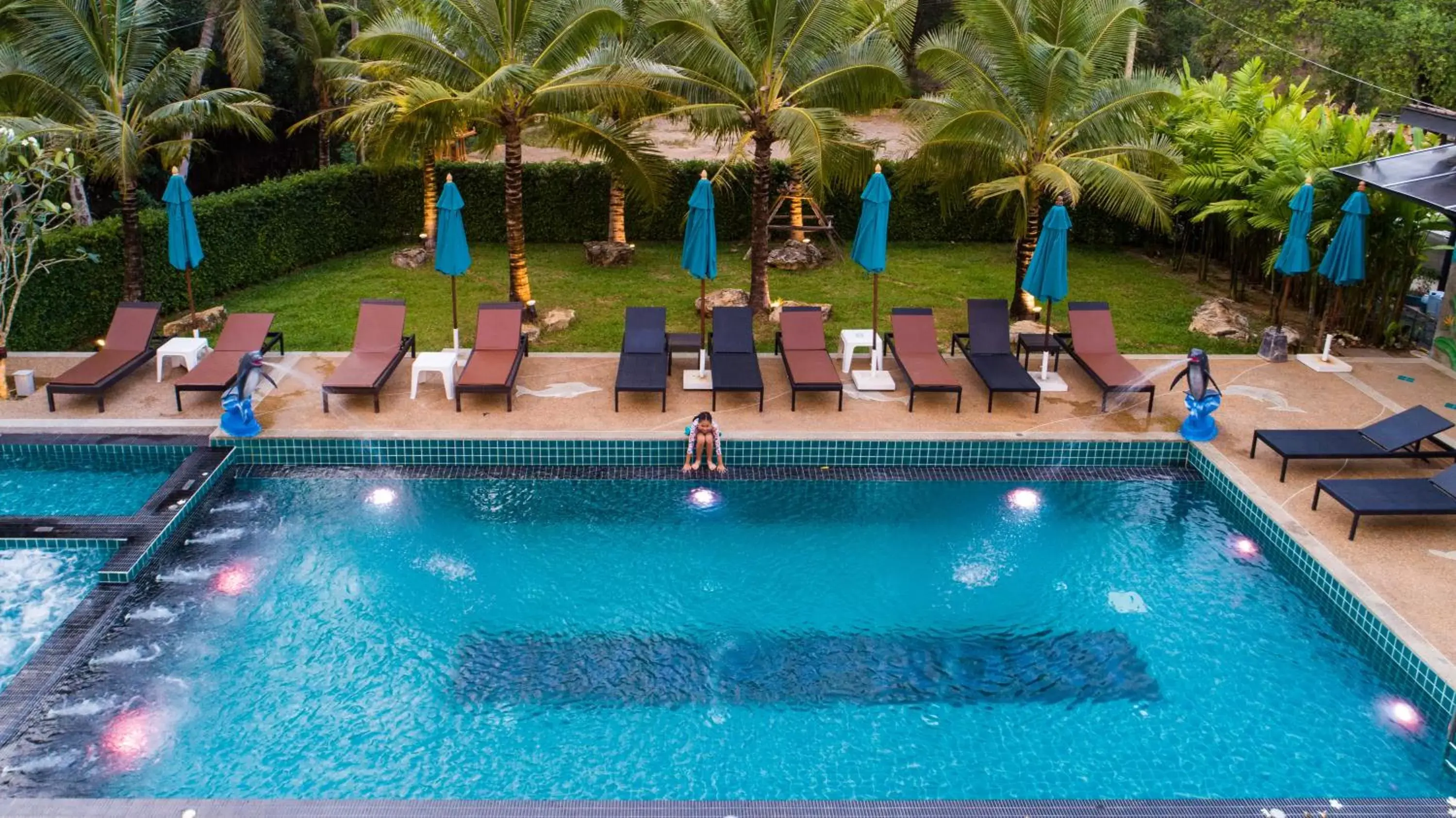 Swimming Pool in River Front Krabi Hotel