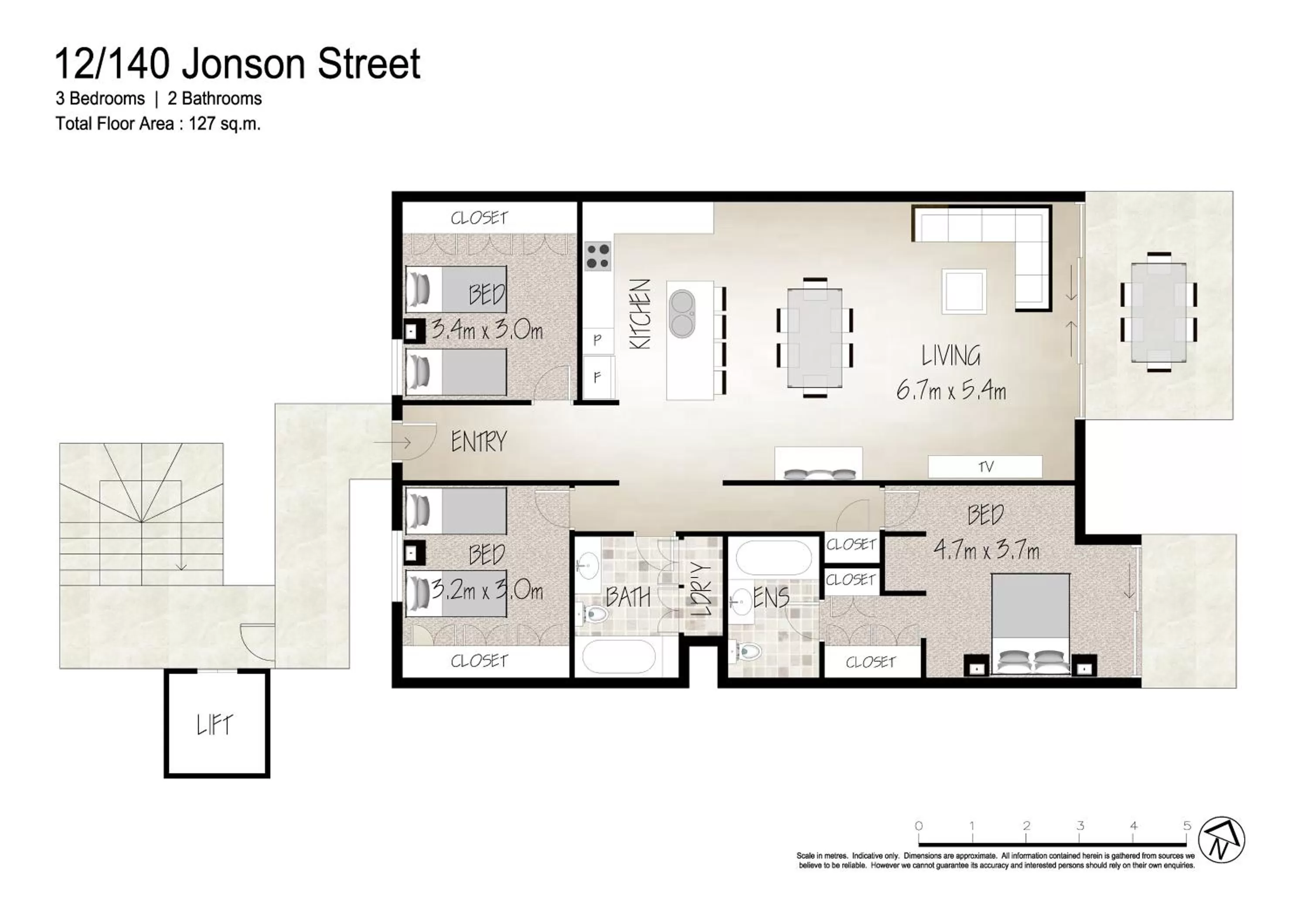 Floor plan in Byron Butter Factory Apartments