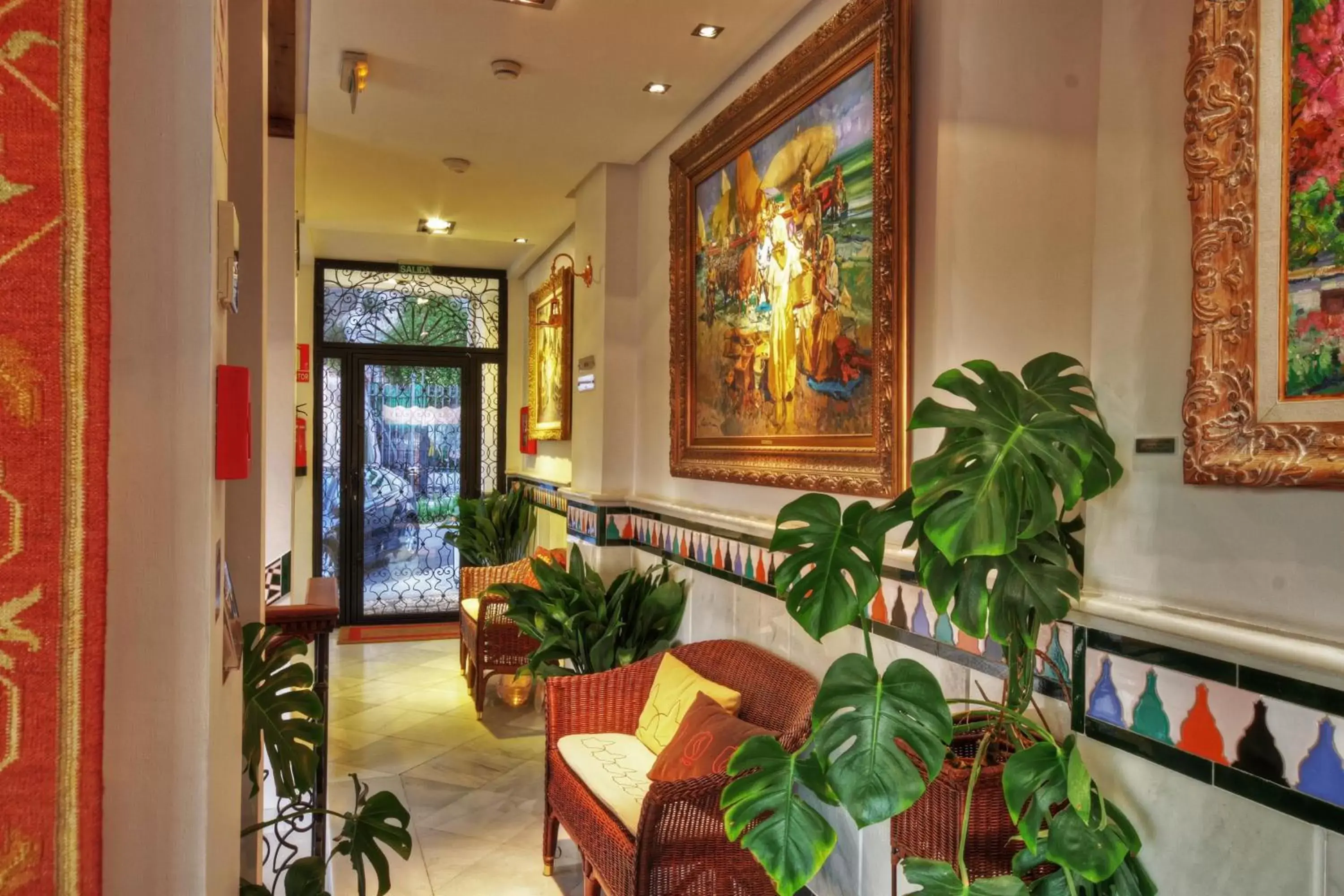 Lobby or reception in Hotel Mirador Arabeluj