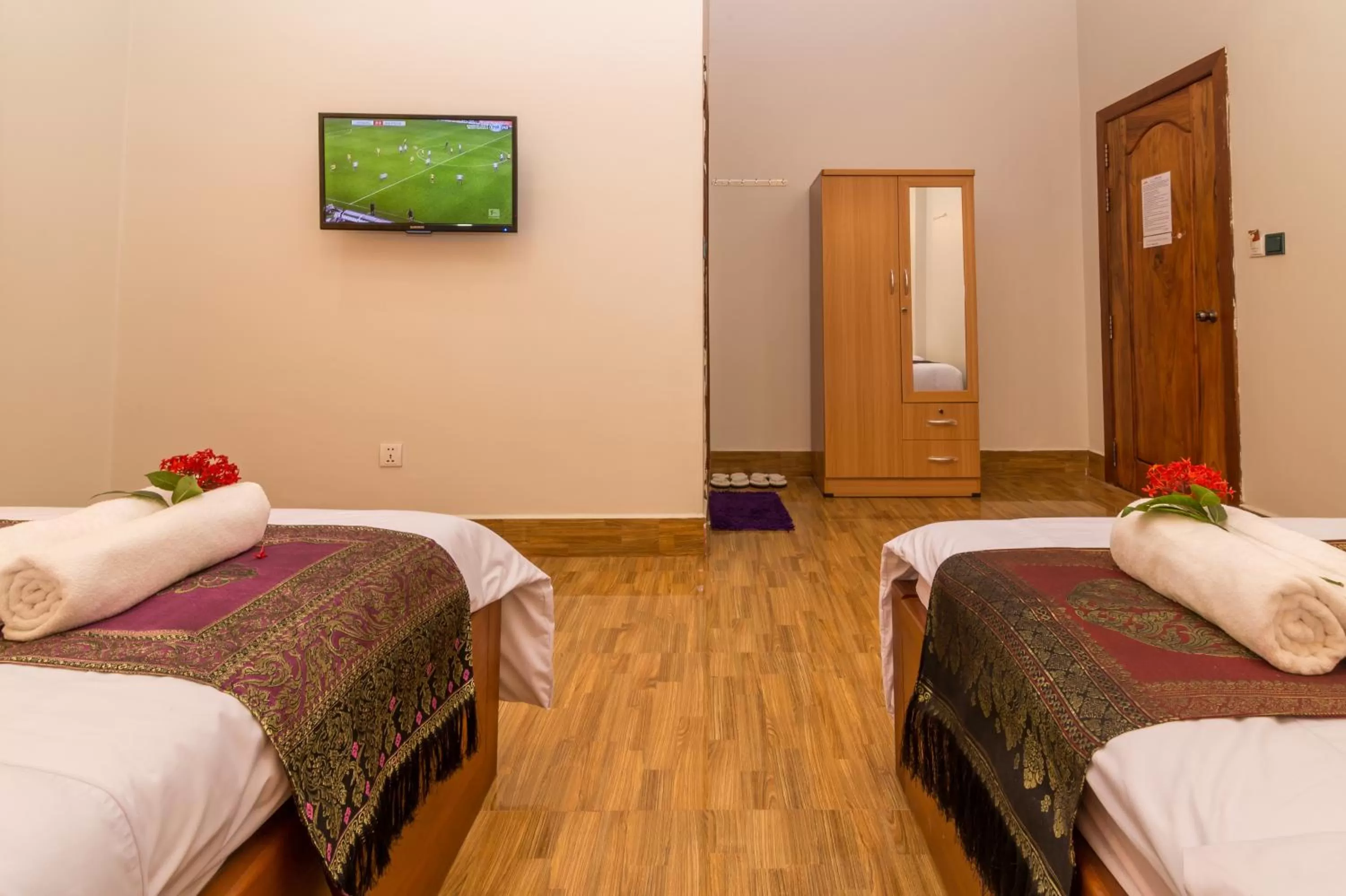 Bedroom, Bed in Aniza Angkor Villa