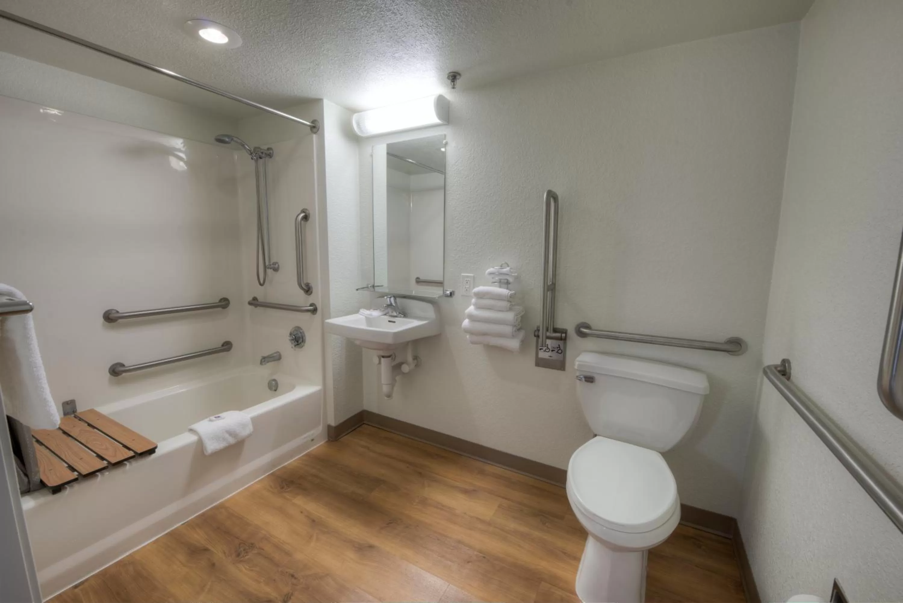 Bathroom in Motel 6-Branford, CT - New Haven