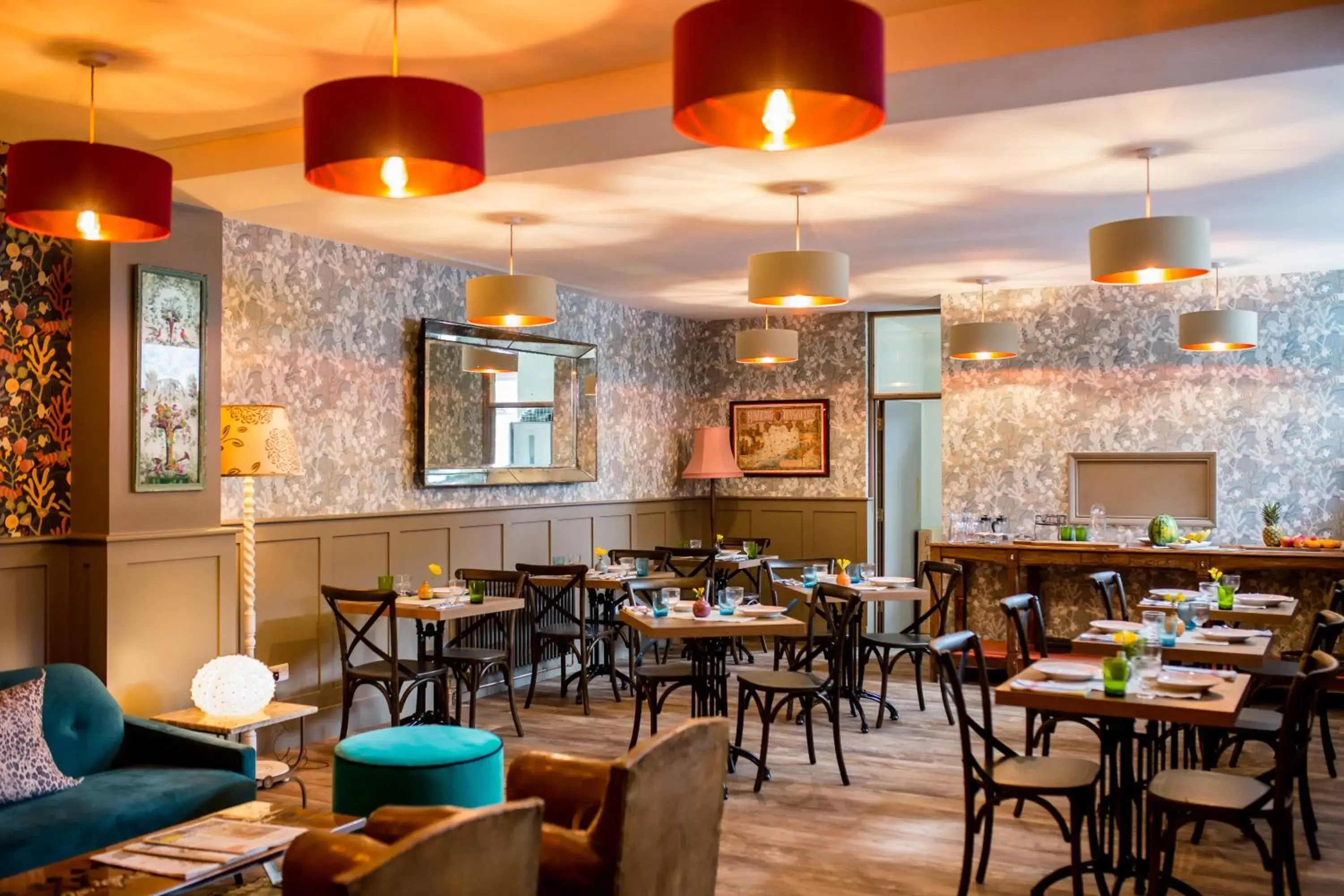 Living room in Moore House Living room in Moore House