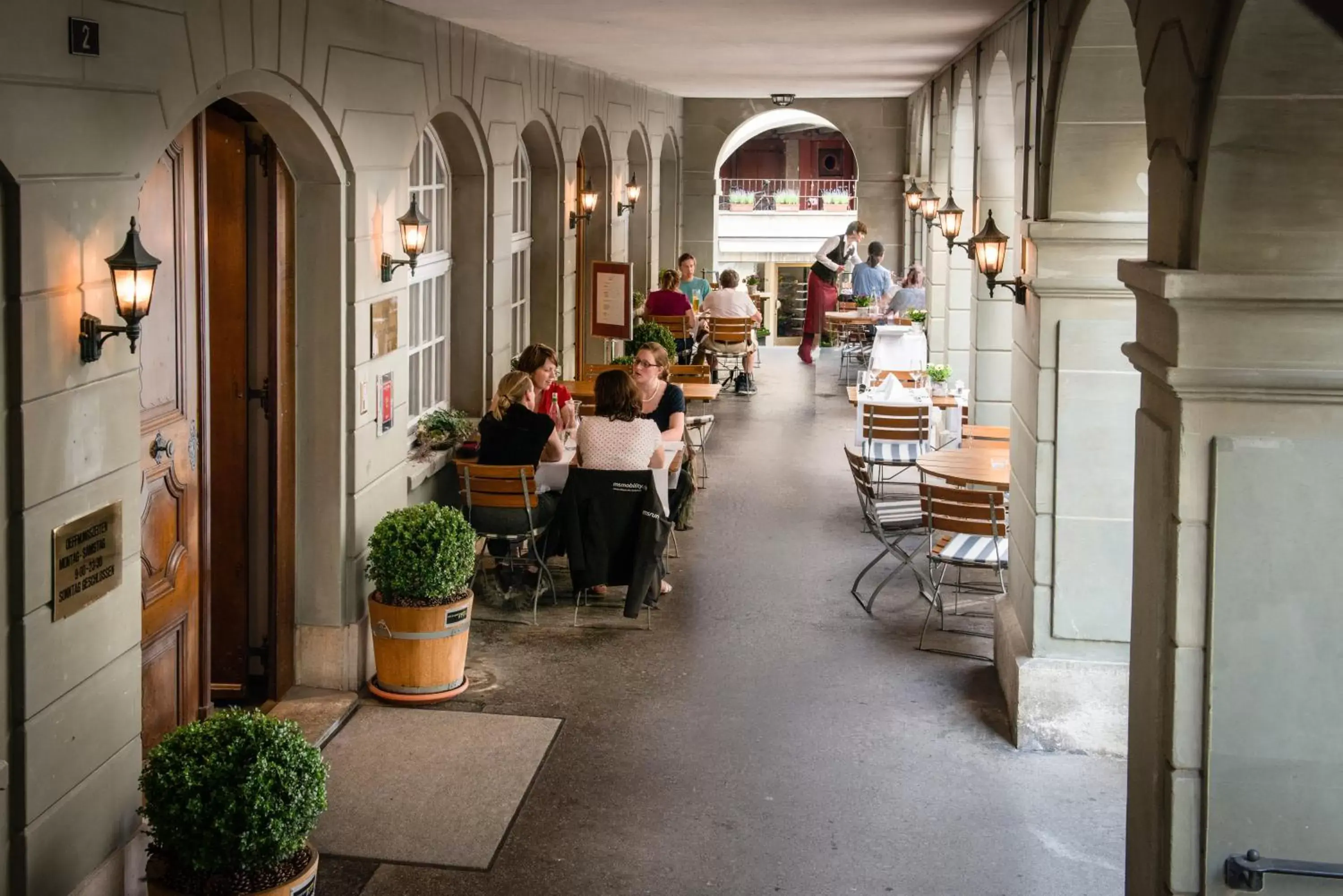 Balcony/Terrace, Restaurant/Places to Eat in Hotel Stadthaus