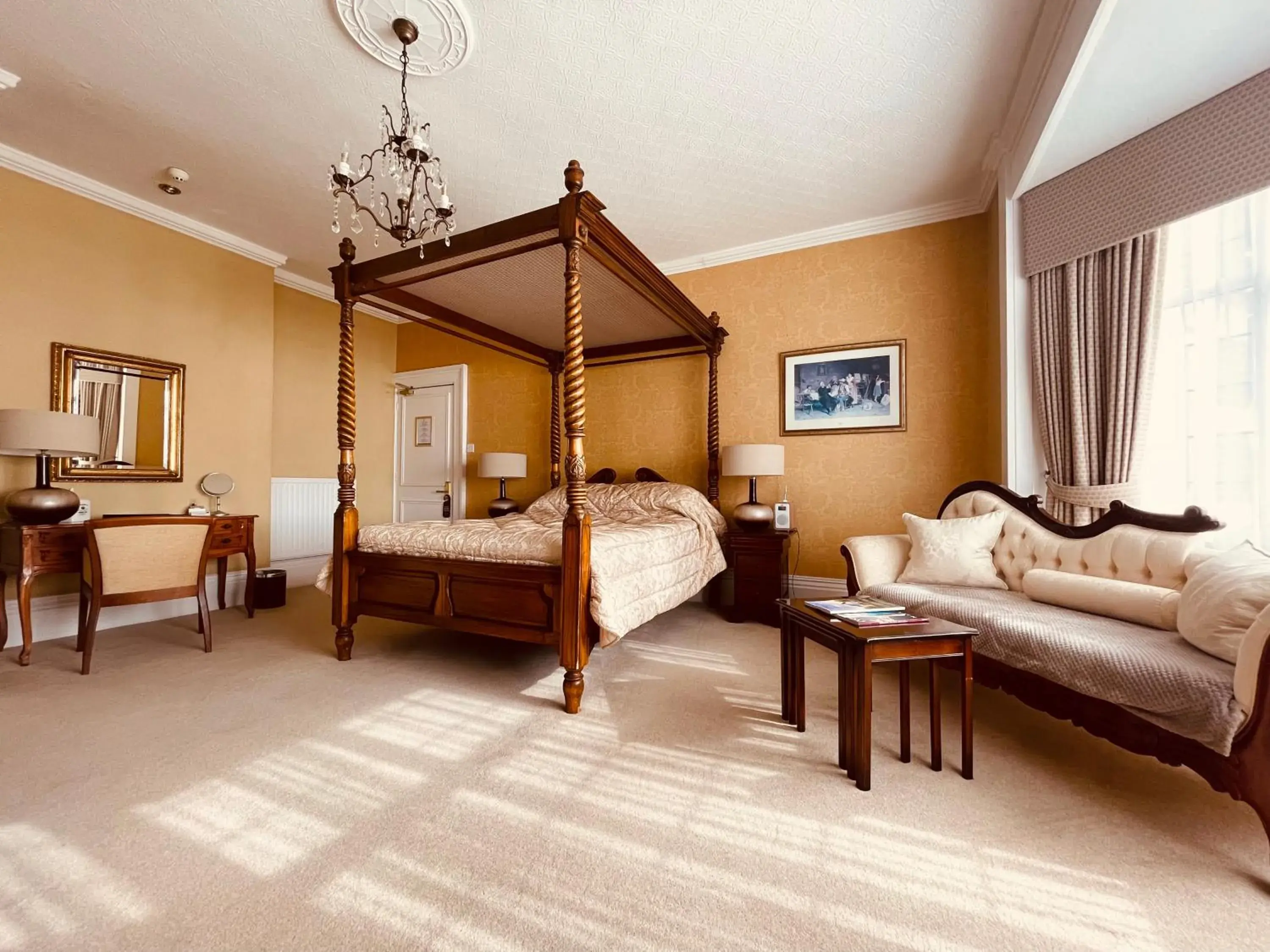 Bed in Nuthurst Grange Country House Hotel & Restaurant