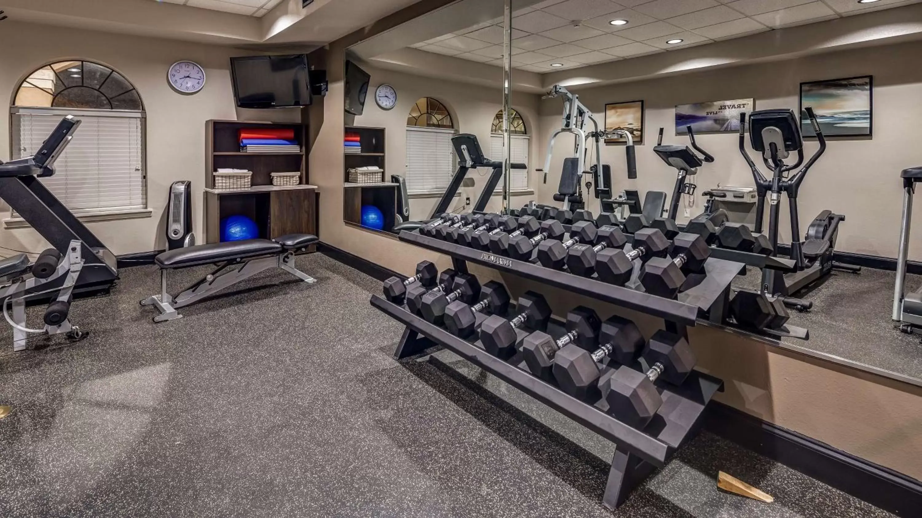 On site, Fitness Center/Facilities in Best Western Plus Heritage Inn Houston