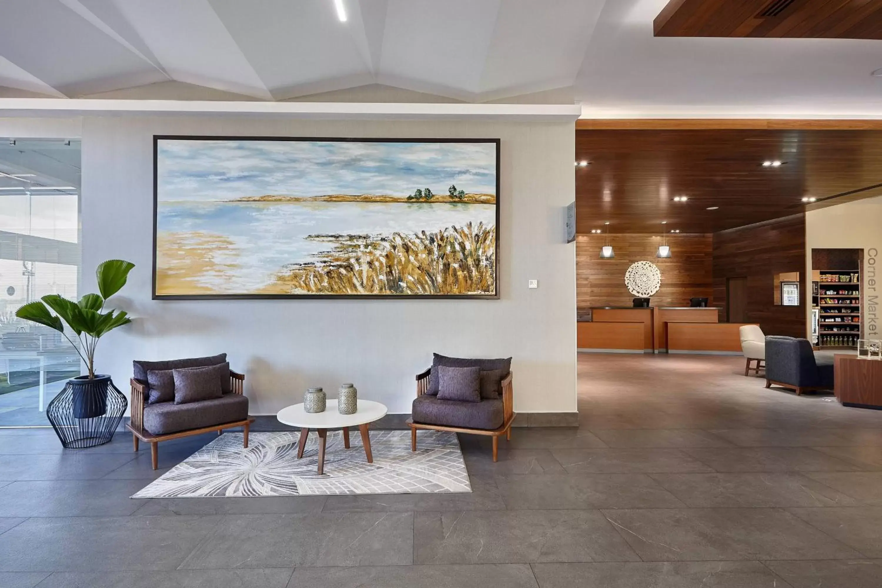 Lobby or reception in Fairfield Inn & Suites Silao Guanajuato Airport