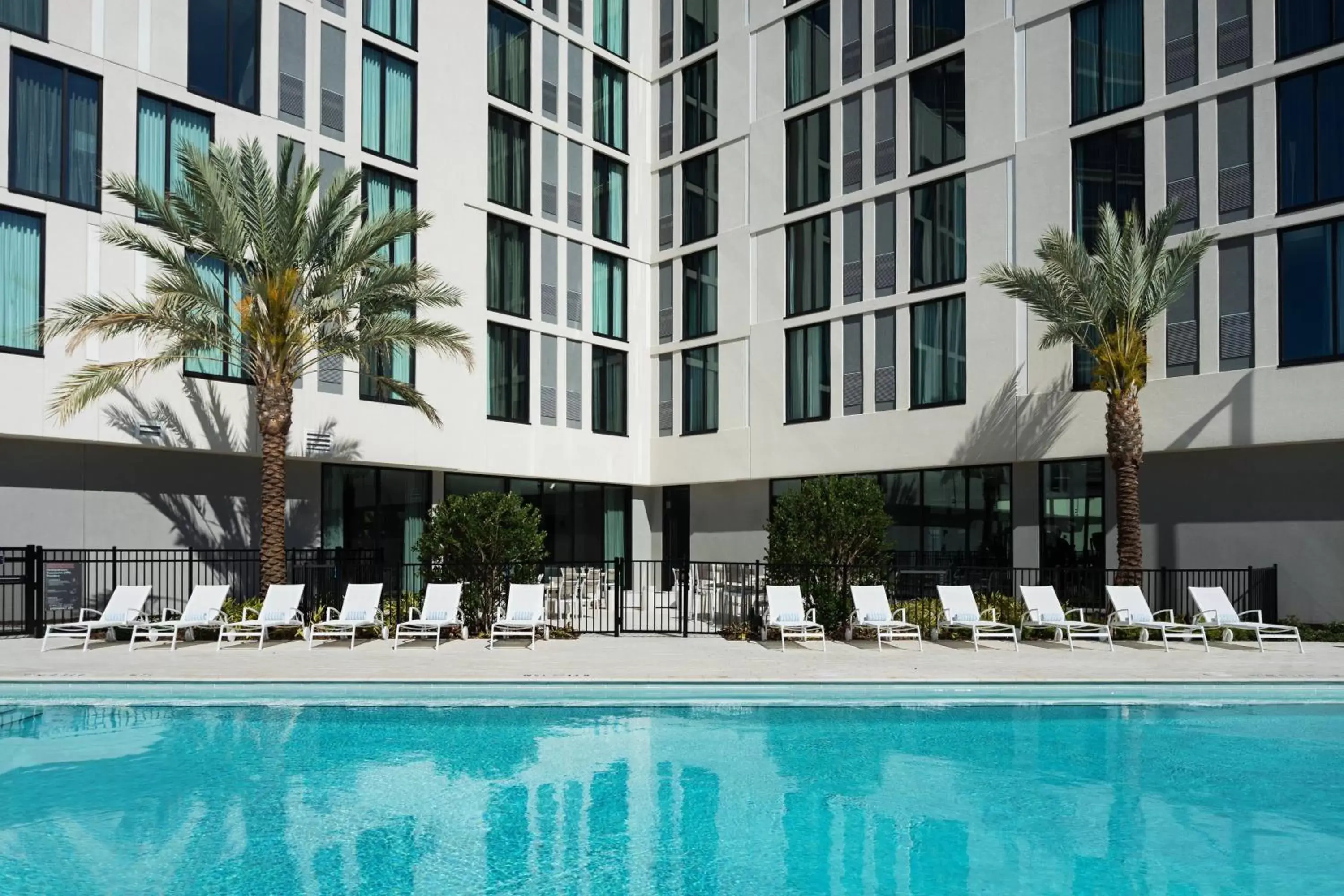 Swimming Pool in AC Hotel by Marriott Tampa Airport
