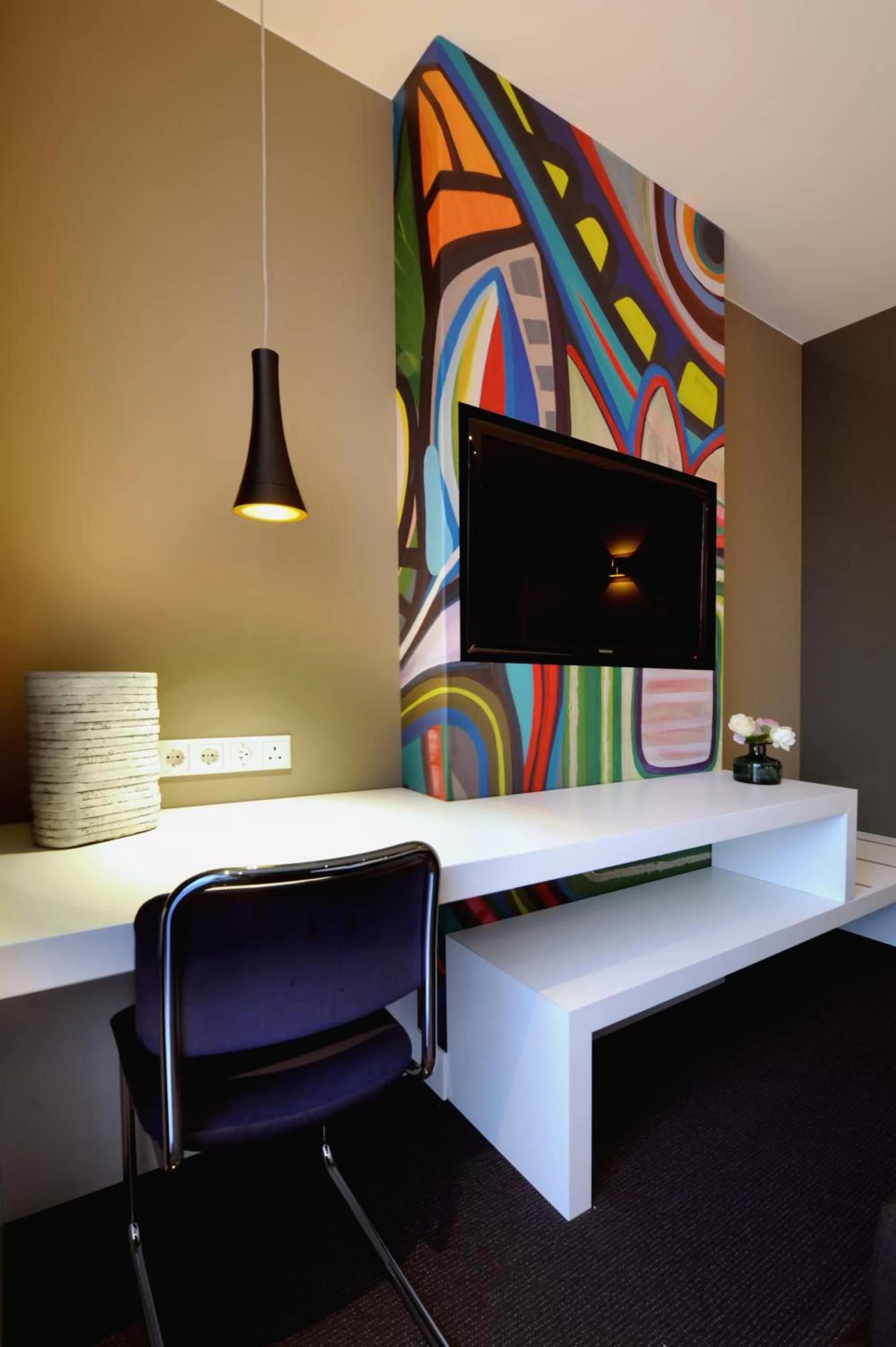 Seating area in Blue Mansion Hotel