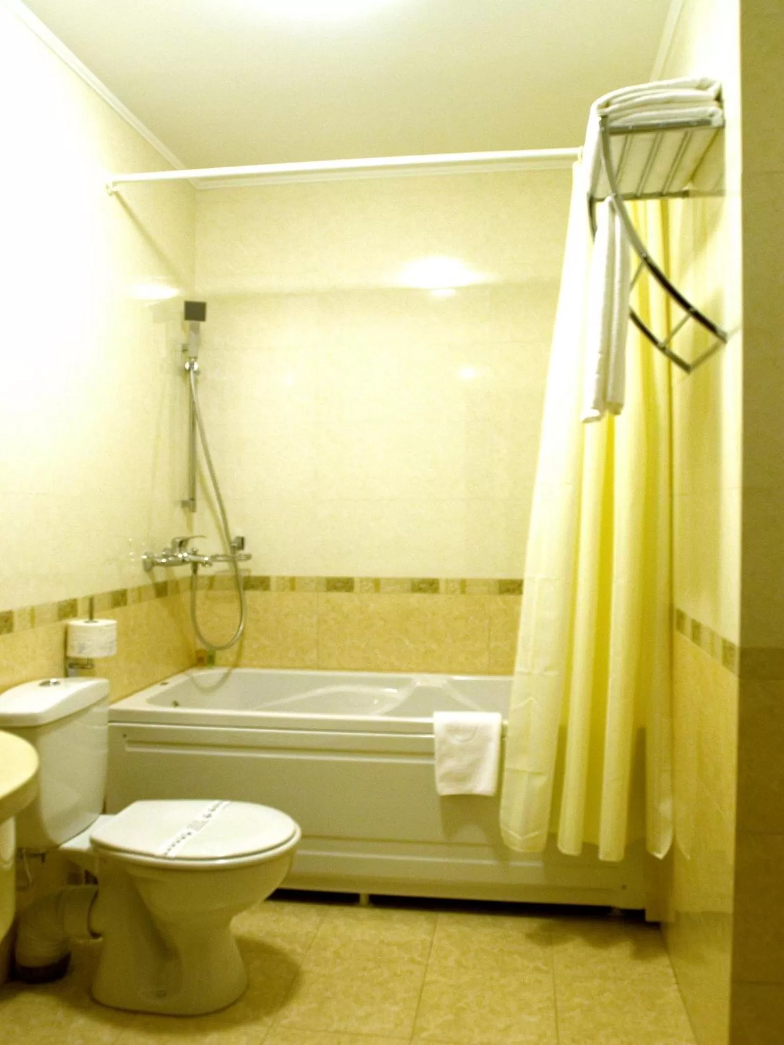 Toilet in Manhattan Hotel & Restaurant