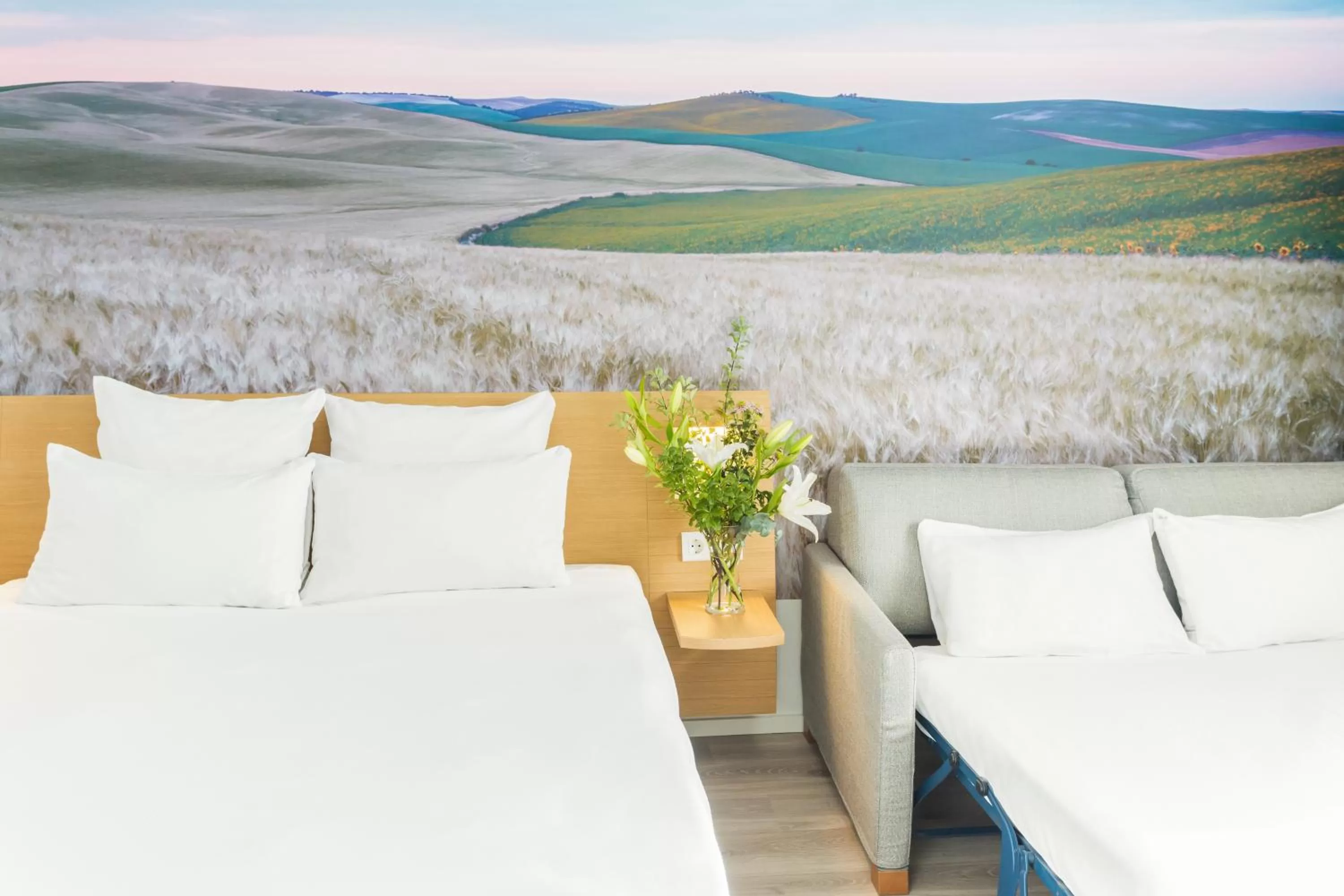 Bed in Novotel Sevilla