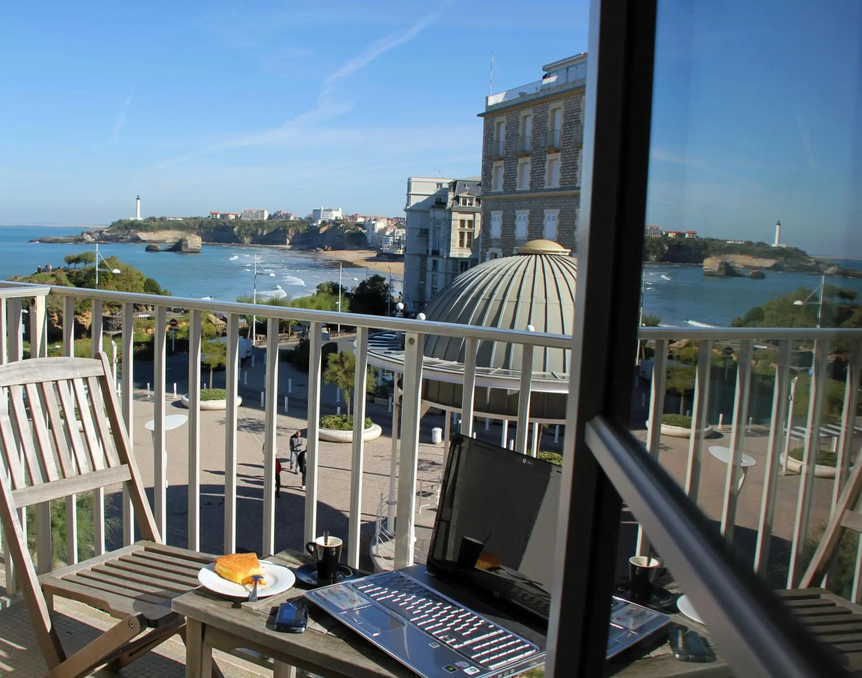 View (from property/room), Balcony/Terrace in Hotel De L'Océan