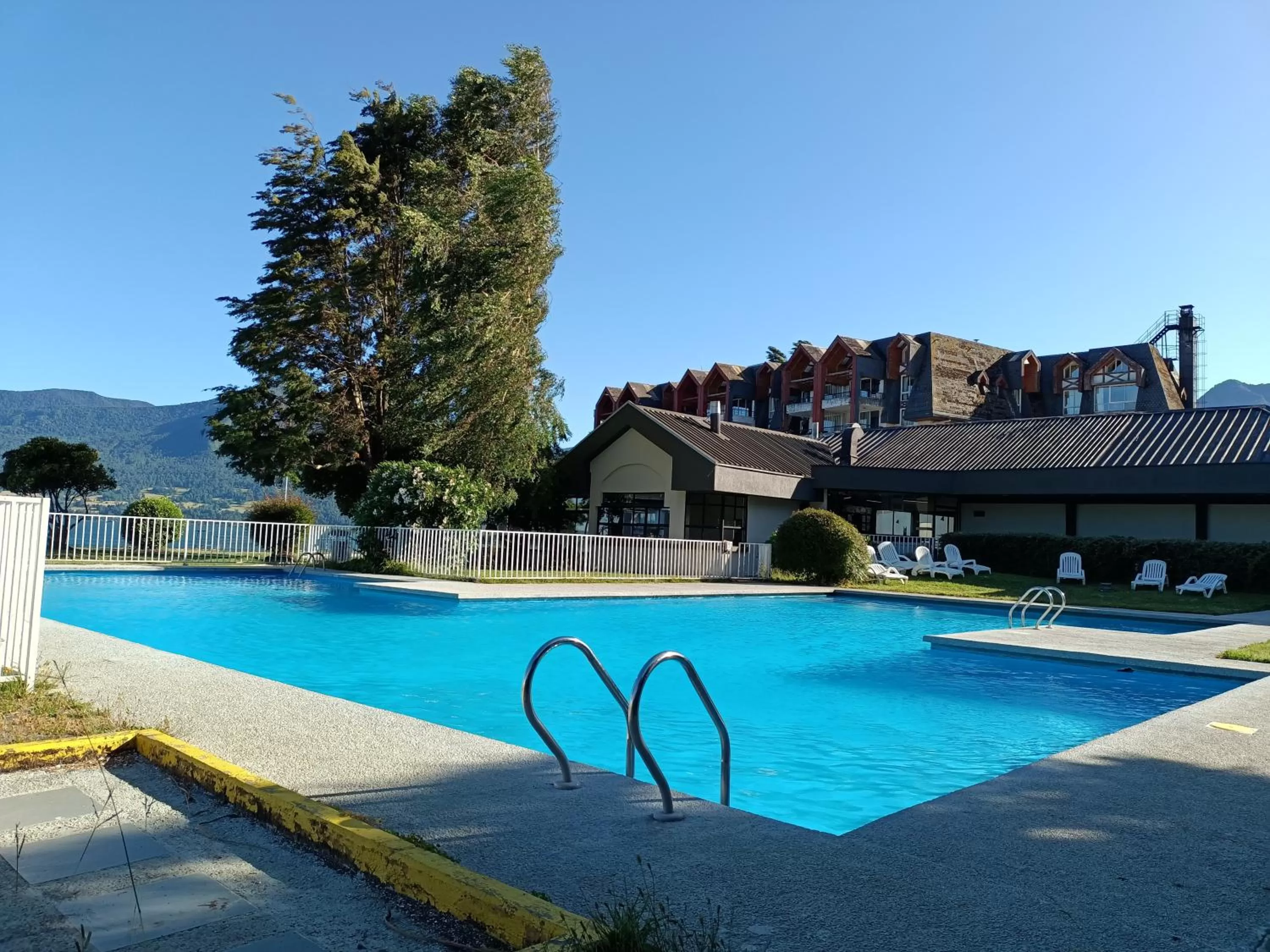 Swimming pool in Hotel Enjoy Pucón