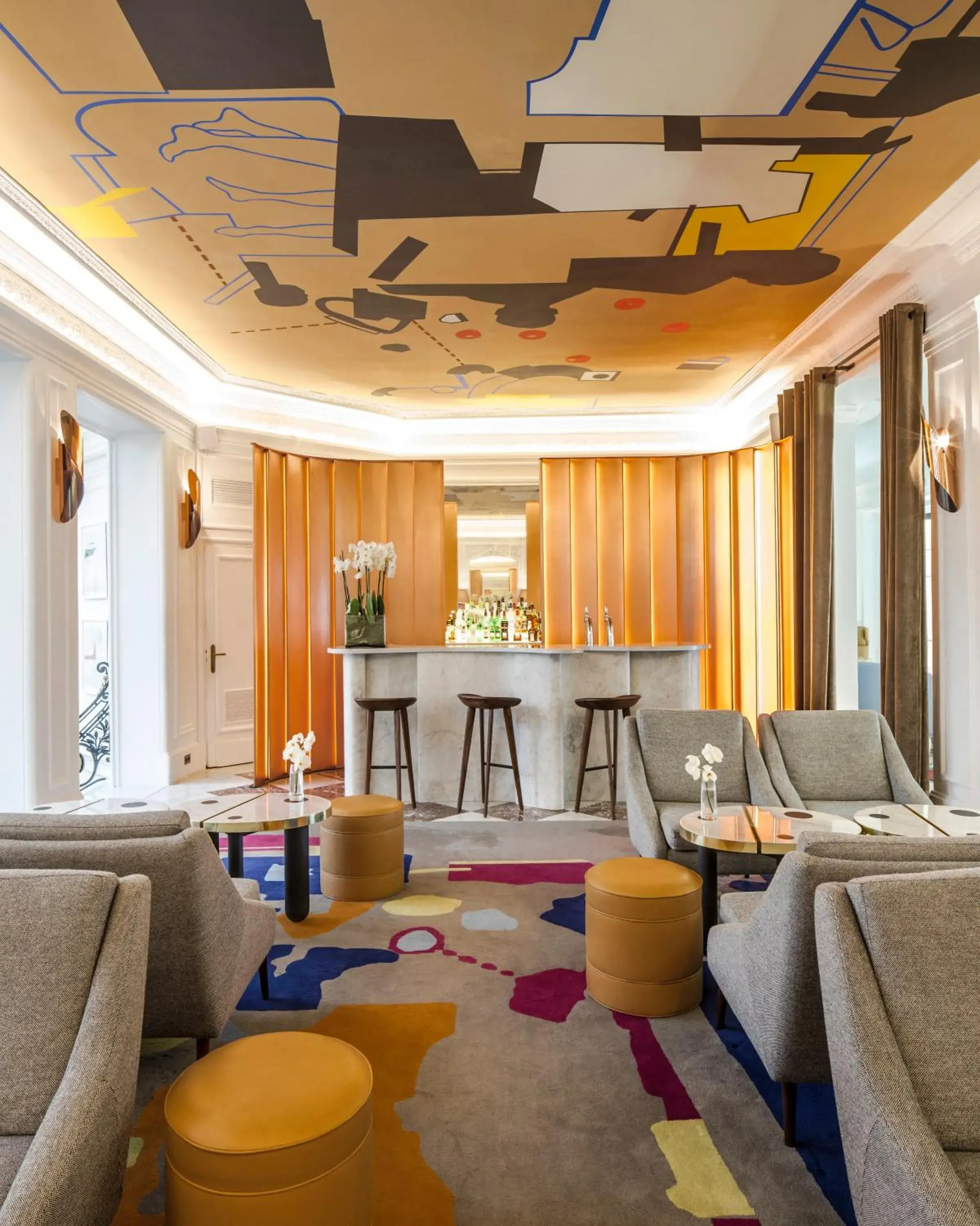 Living room, Lounge/Bar in Hotel Vernet