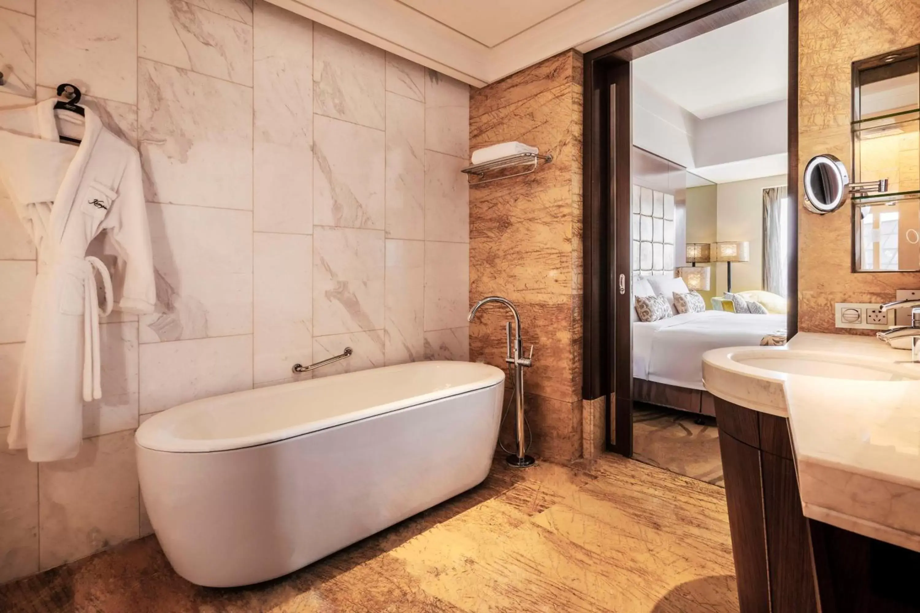 Bedroom, Bathroom in Kempinski Hotel Chongqing