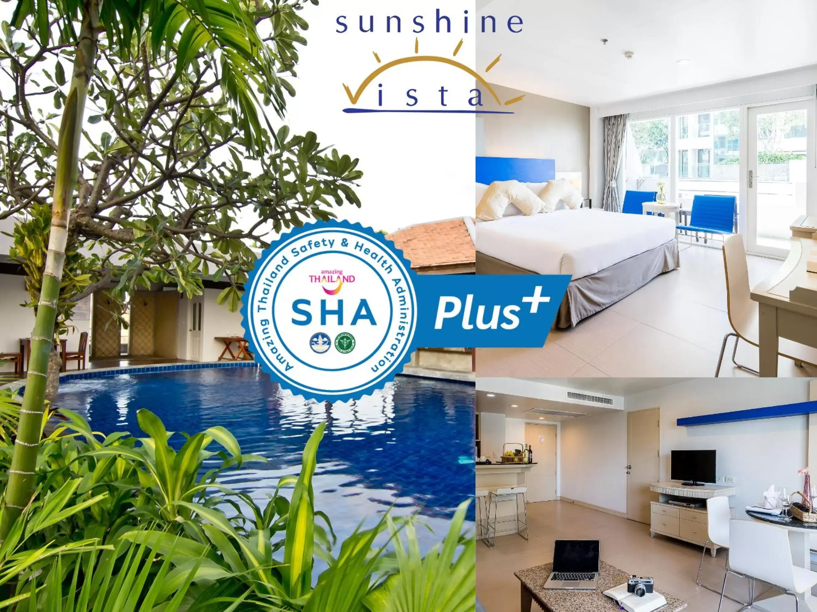 Property logo or sign in Sunshine Vista Hotel - SHA Plus
