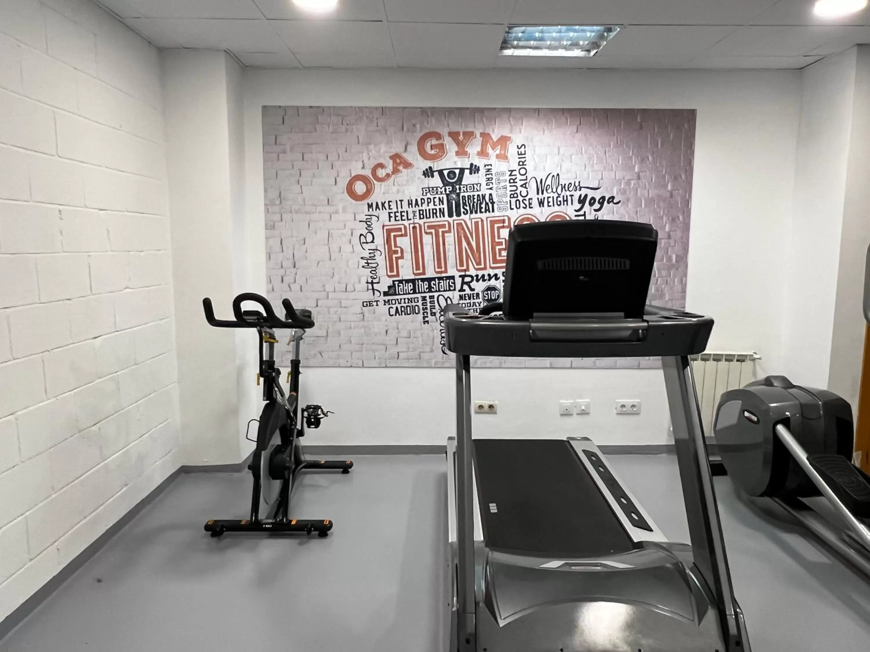 Fitness centre/facilities in Oca Villa de Avilés Hotel