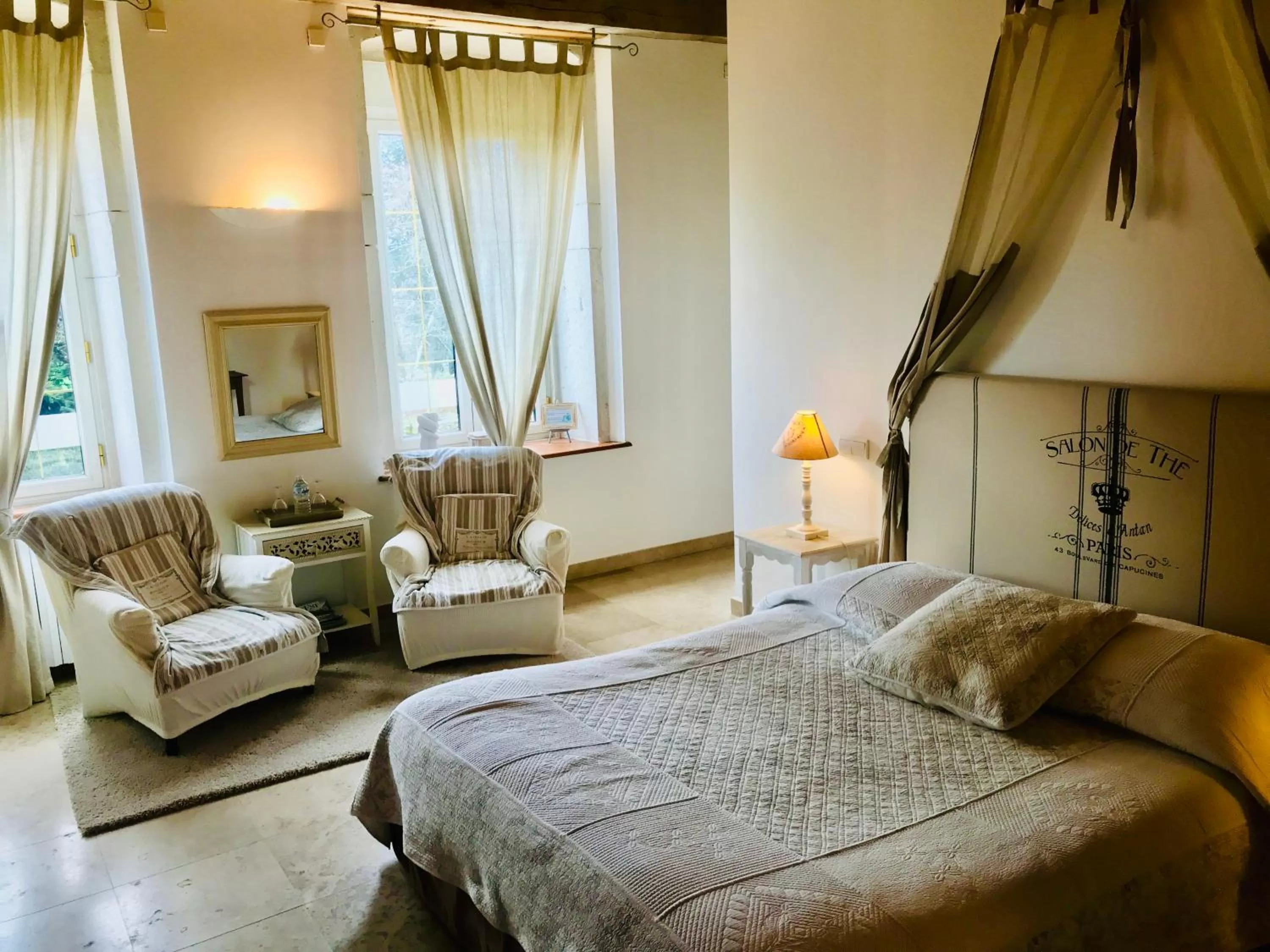 Bed in Domaine du Manoir