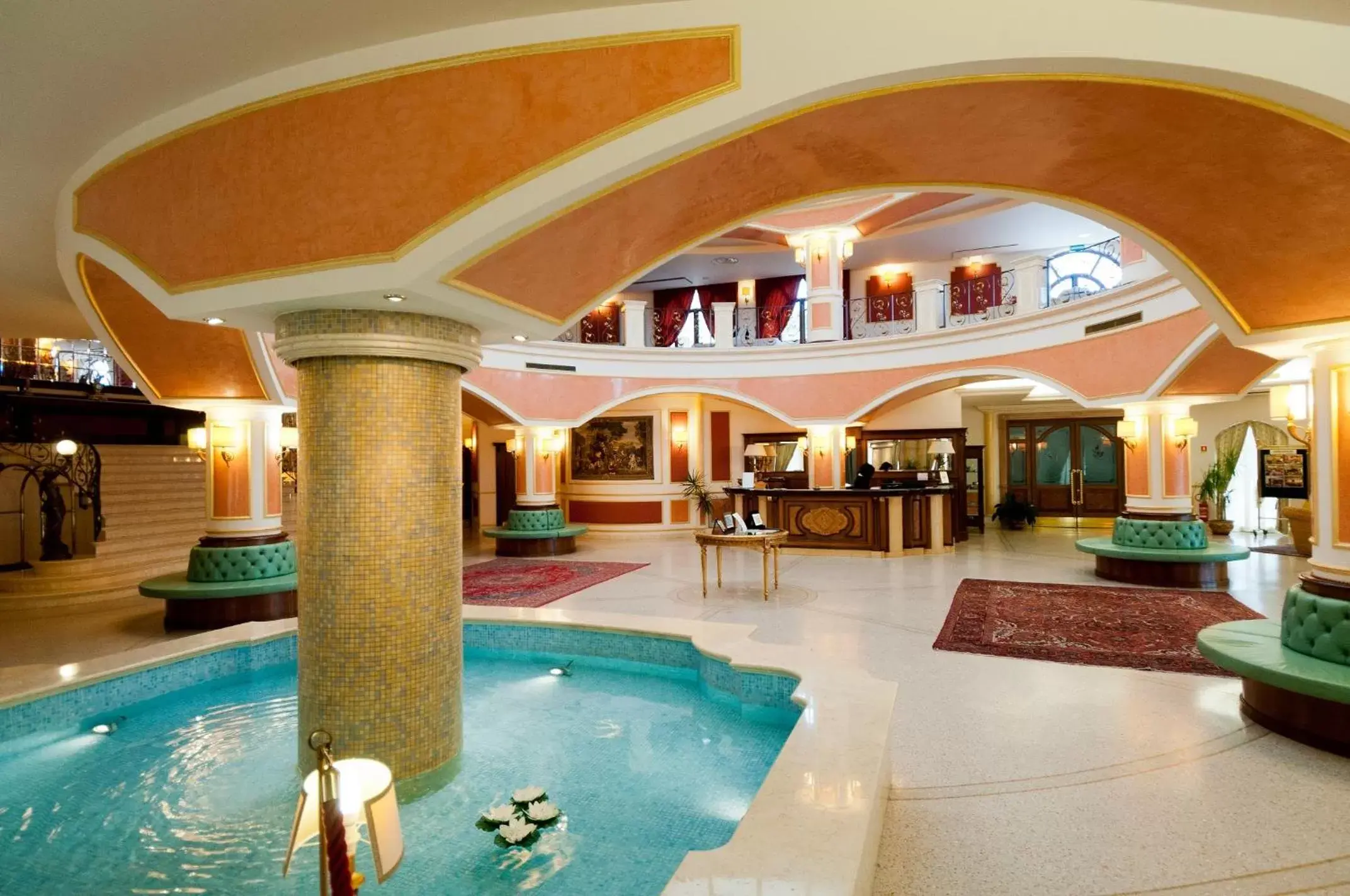 Lobby or reception, Swimming Pool in Parco dei Principi Hotel