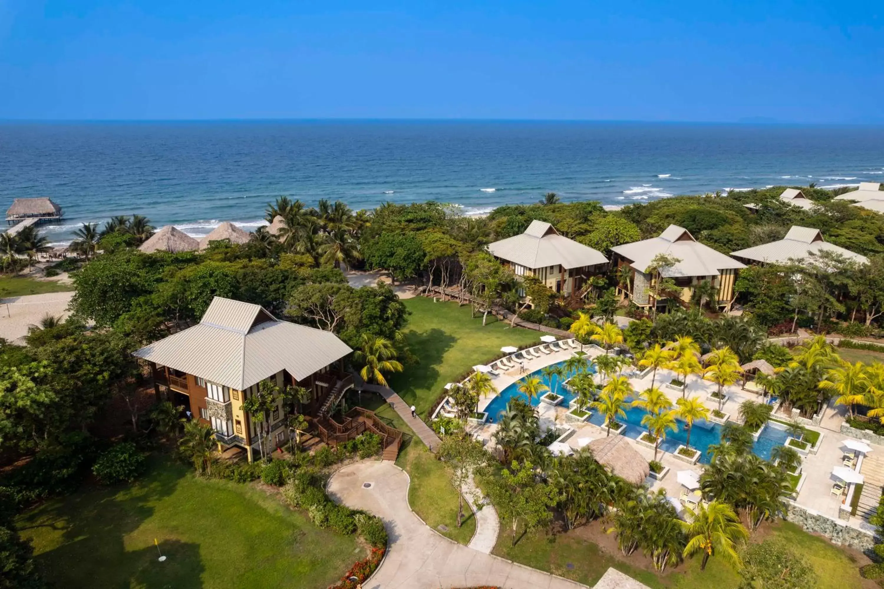 Pool view, Bird's-eye View in Indura Beach & Golf Resort Curio Collection By Hilton