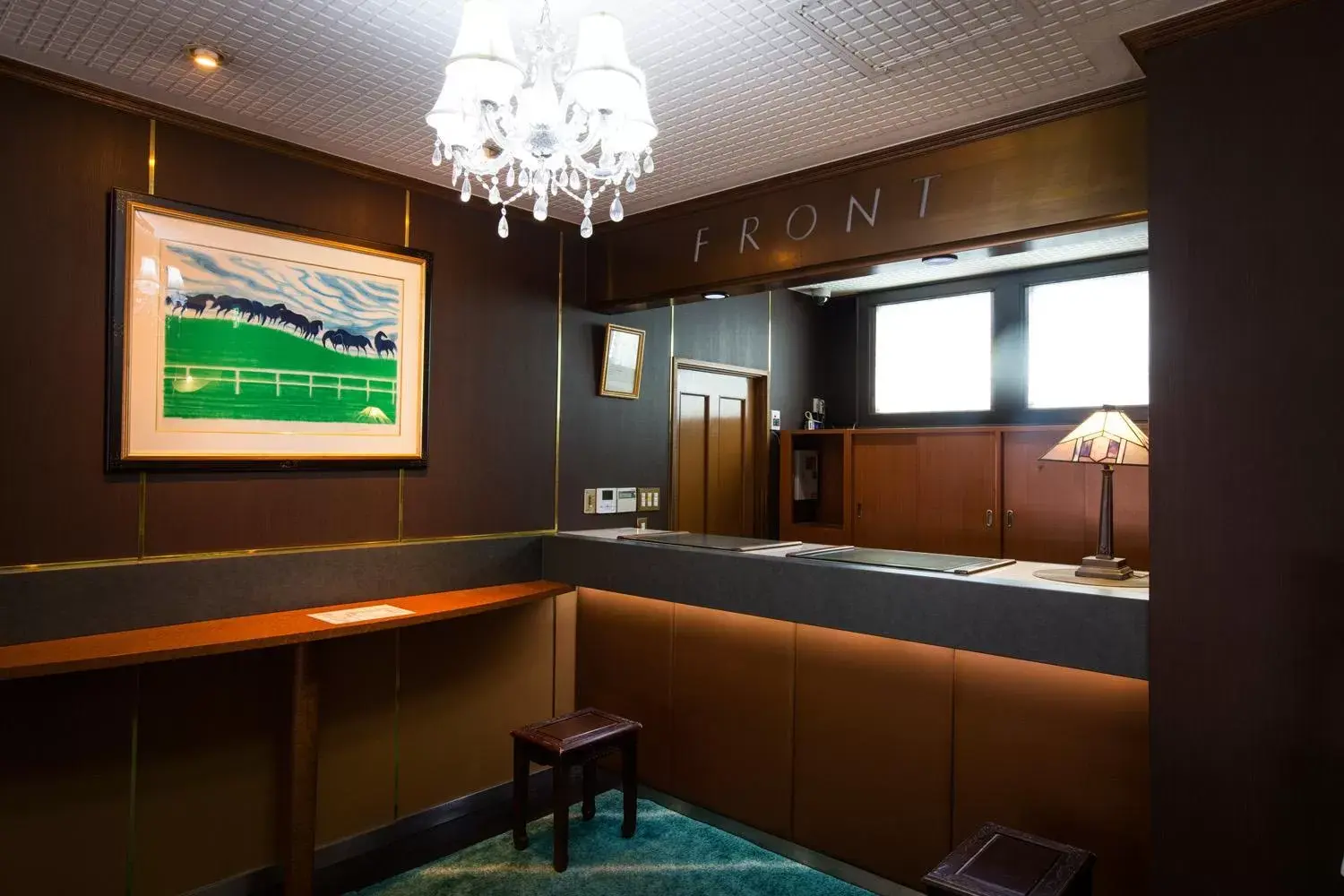 Lobby or reception in Hotel Okus Lobby or reception in Hotel Okus