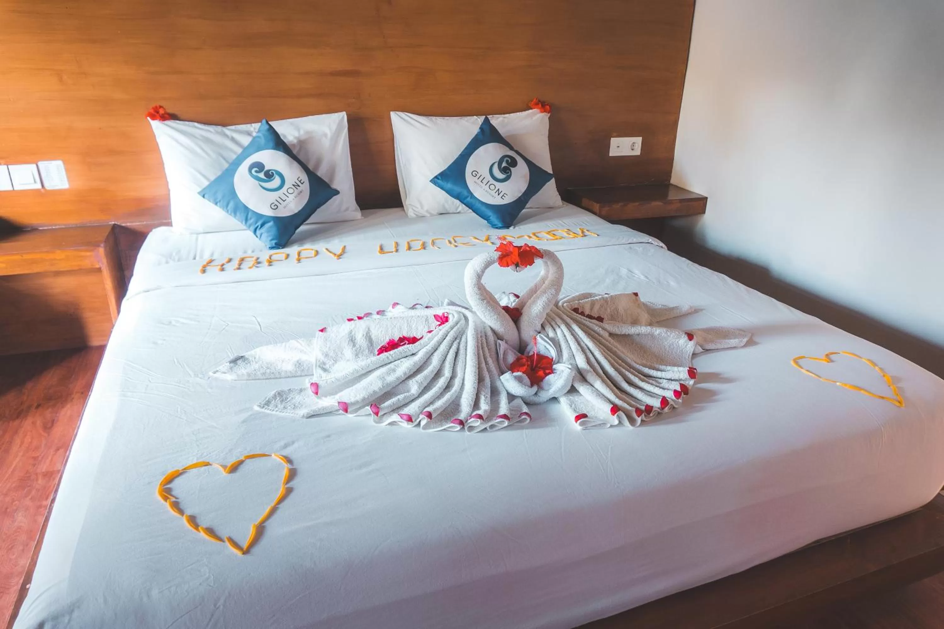 Bedroom, Bed in Gili One Resort