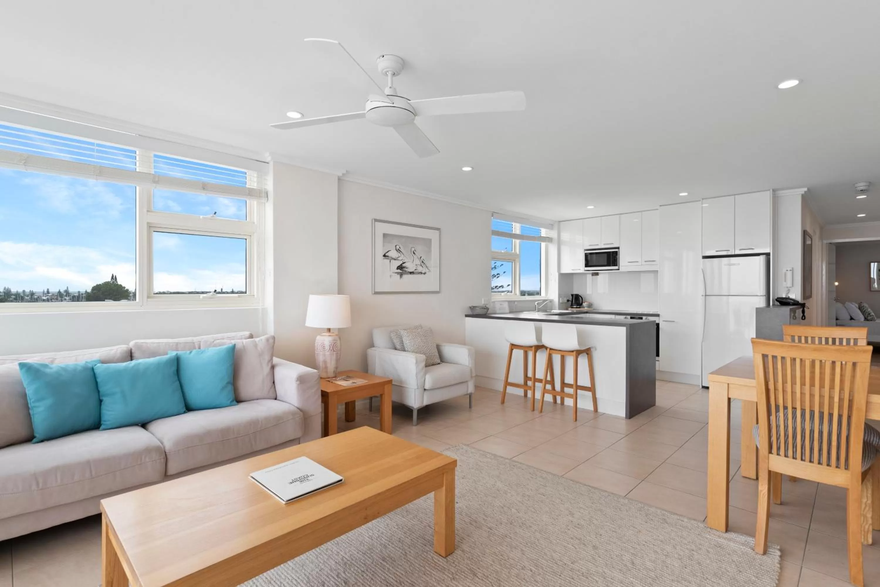 Kitchen or kitchenette in 84 The Spit Holiday Apartments