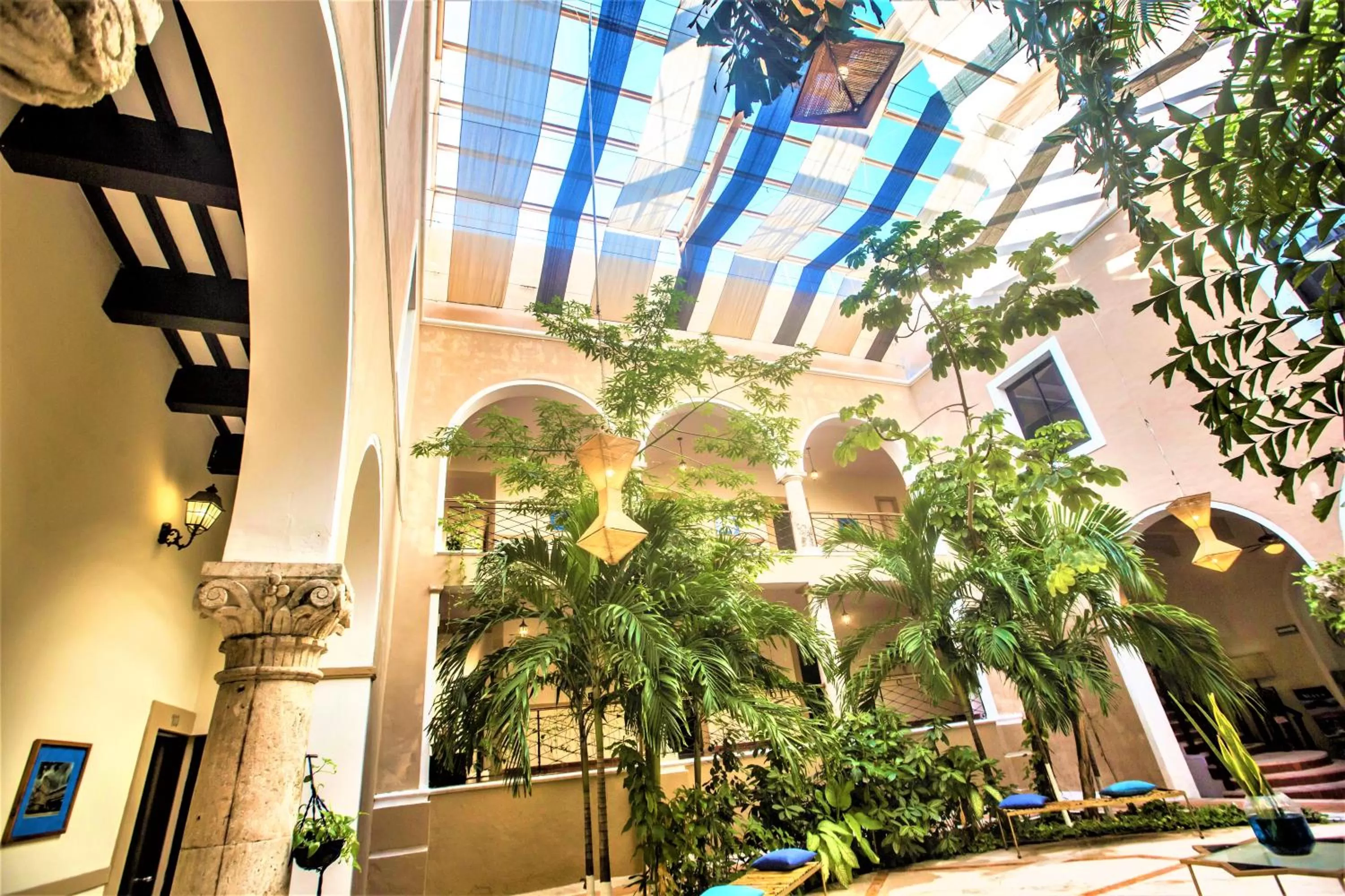 Patio in Hotel Merida