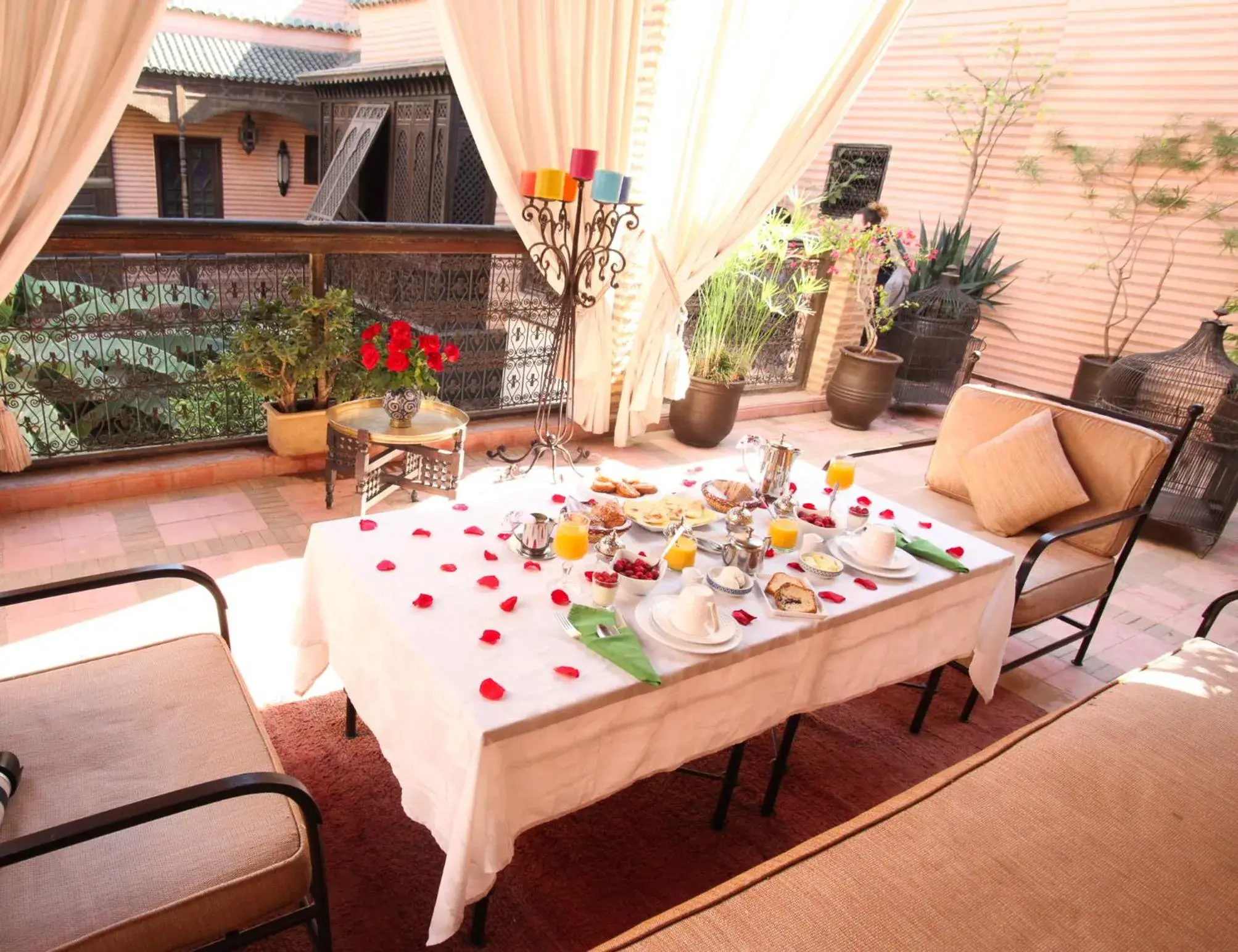 Balcony/Terrace in Riad ILayka