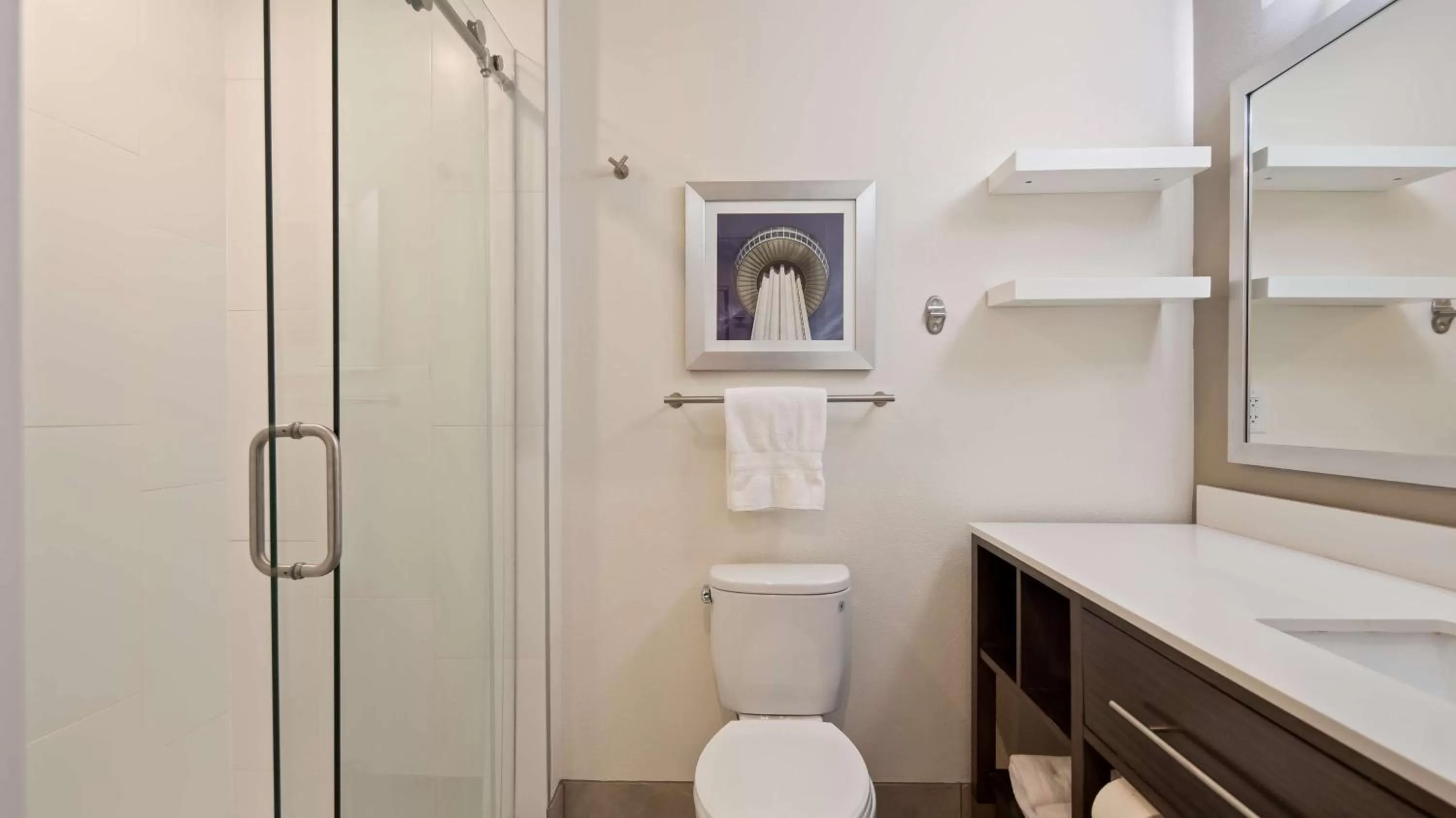 Bathroom in Best Western Plus Roland Inn & Suites