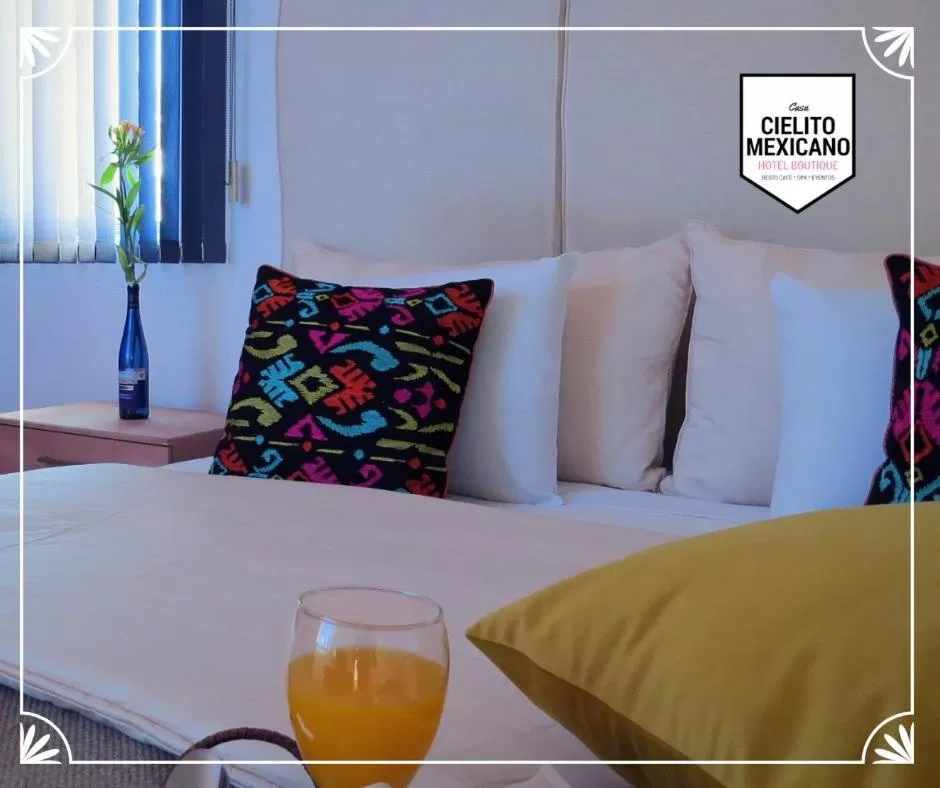 Bed in Casa Cielito Mexicano