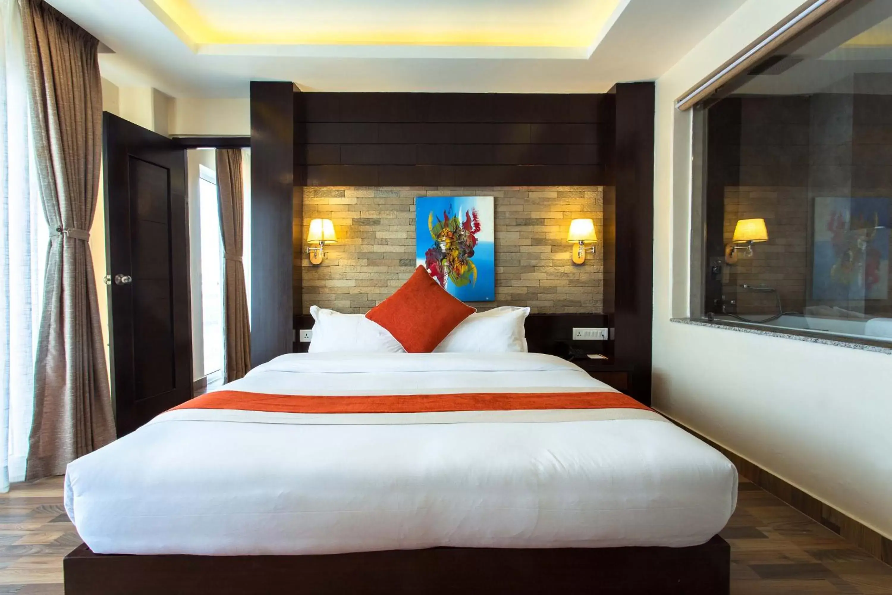 Decorative detail, Bed in Bodhi Suites Boutique Hotel and Spa