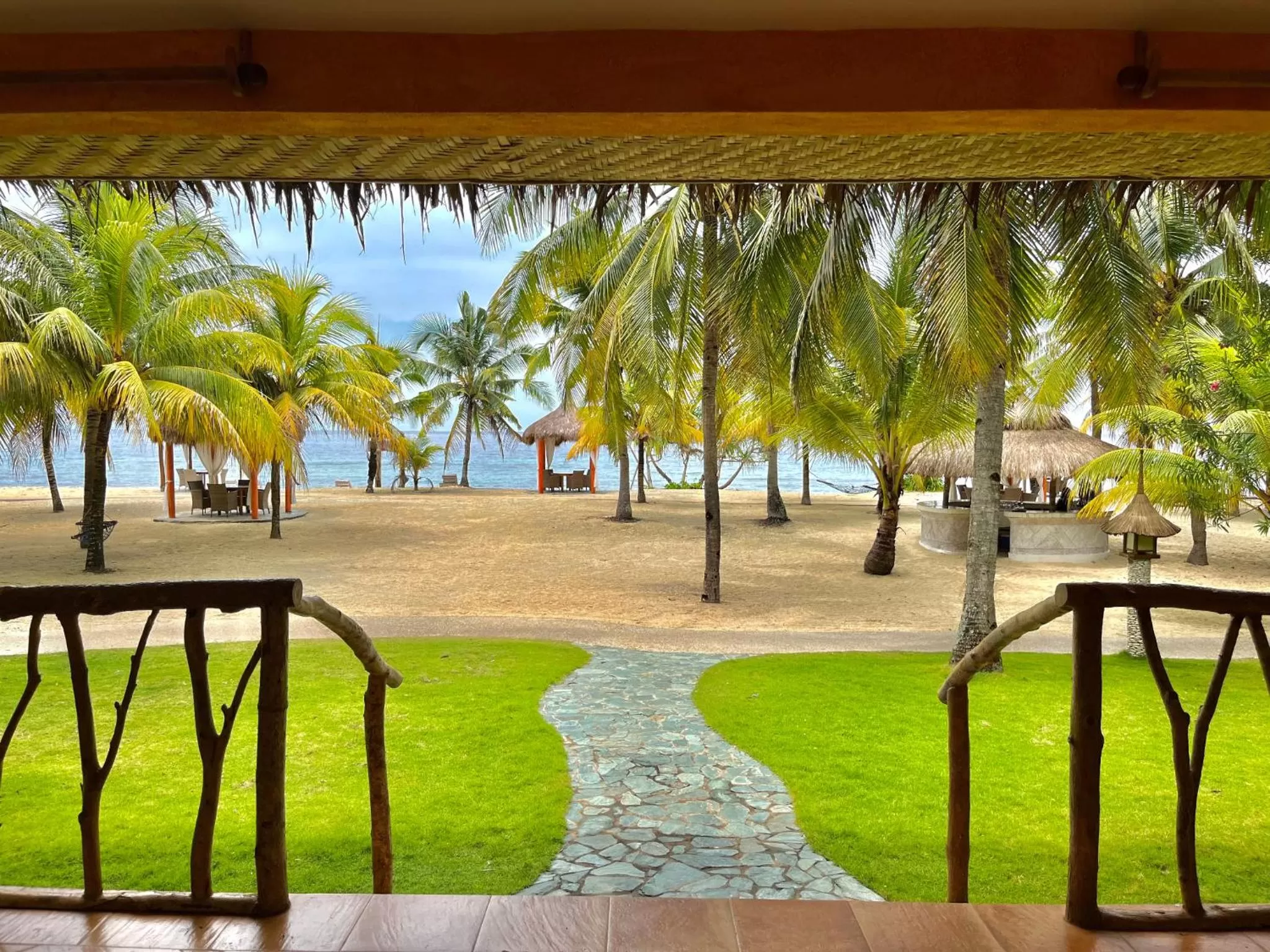 Sea view in Coco Grove Beach Resort, Siquijor Island