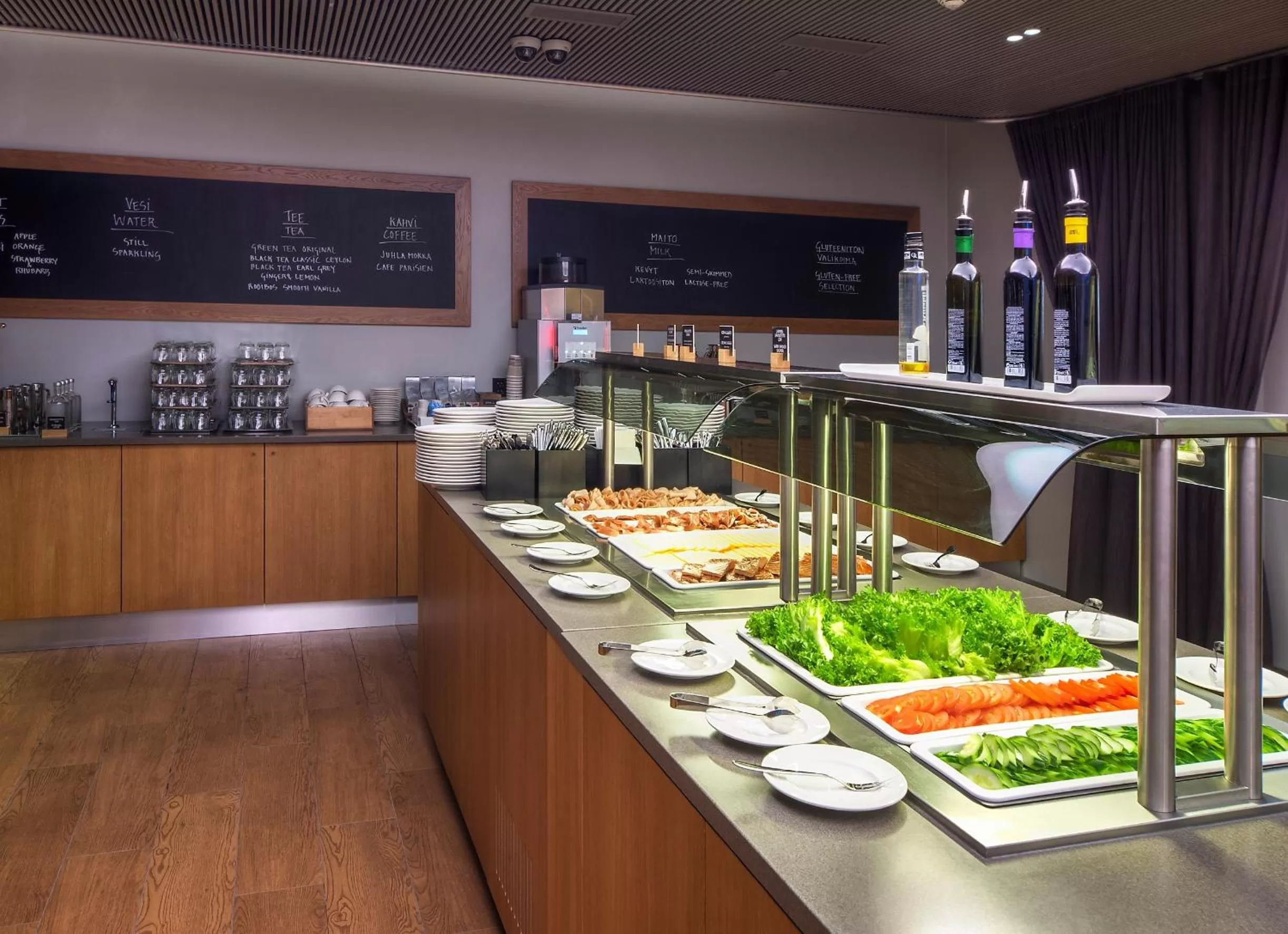 Buffet breakfast in Solo Sokos Hotel Paviljonki